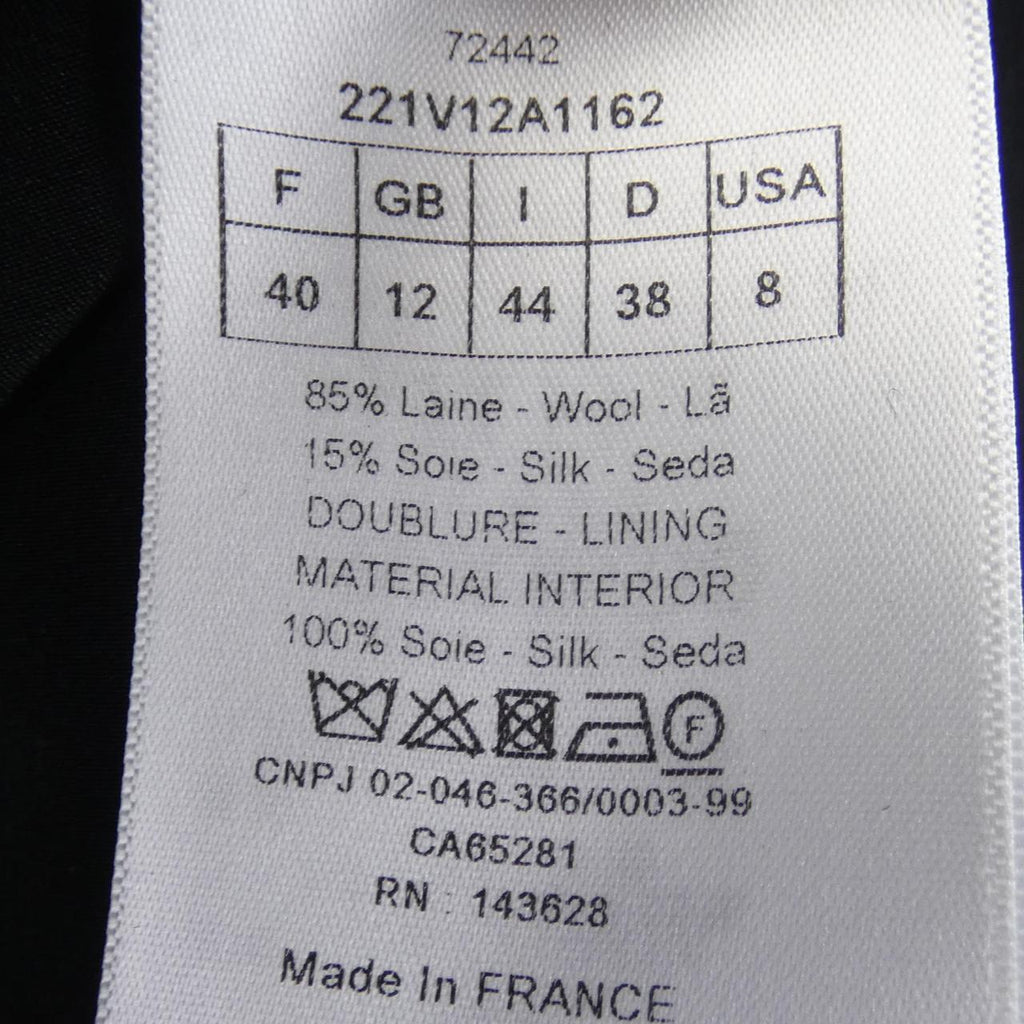 Christian Dior V12 Collarless Jacket