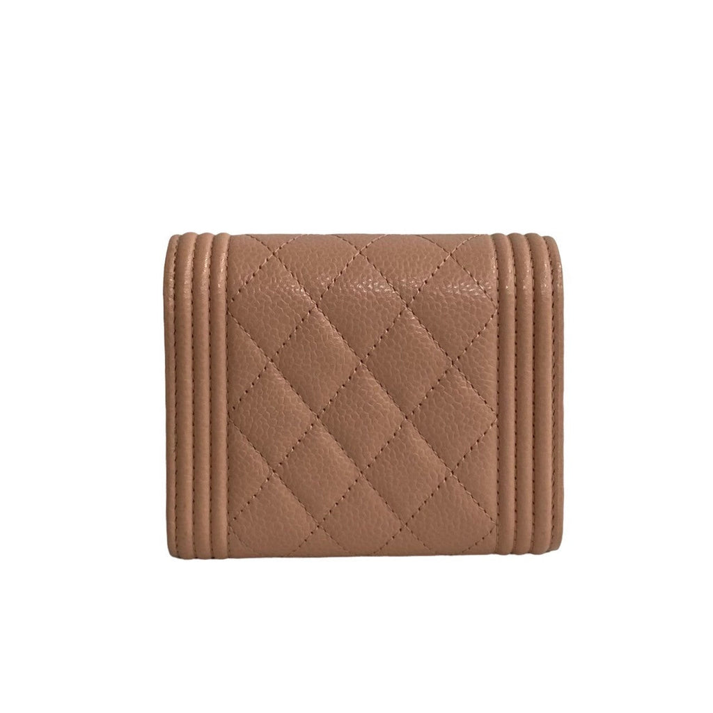 Chanel Boy Chanel Caviar Skin Wallet