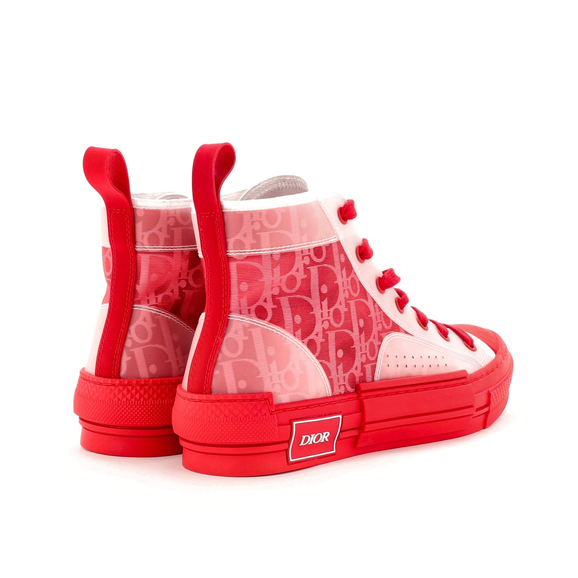 Men's B23 High-Top Sneakers Oblique Coated Canvas and PVC