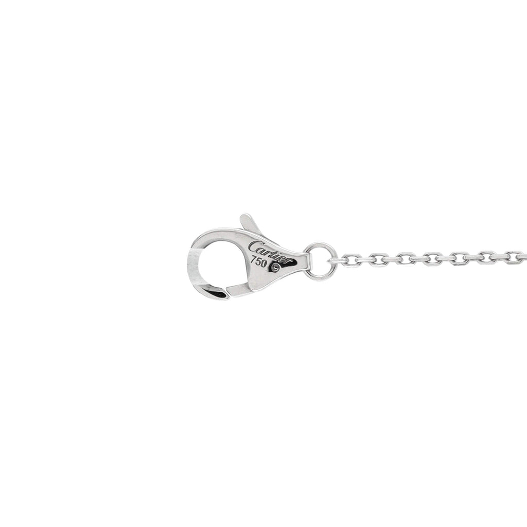 C de Cartier Necklace 18K White Gold and Diamond 0.28-0.35CT