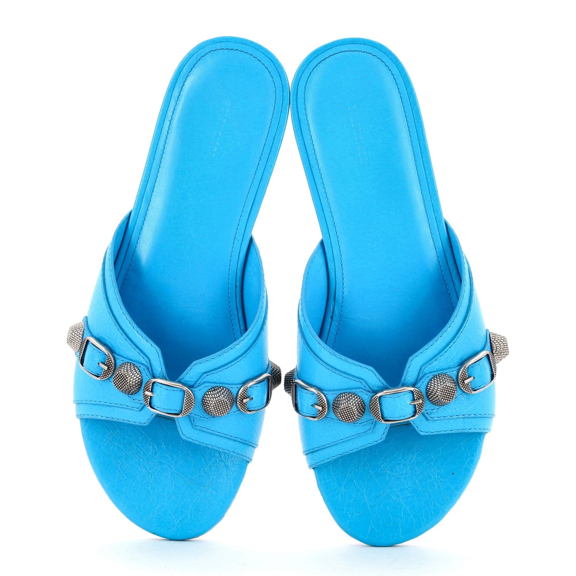 Women's Cagole Flat Sandals Leather