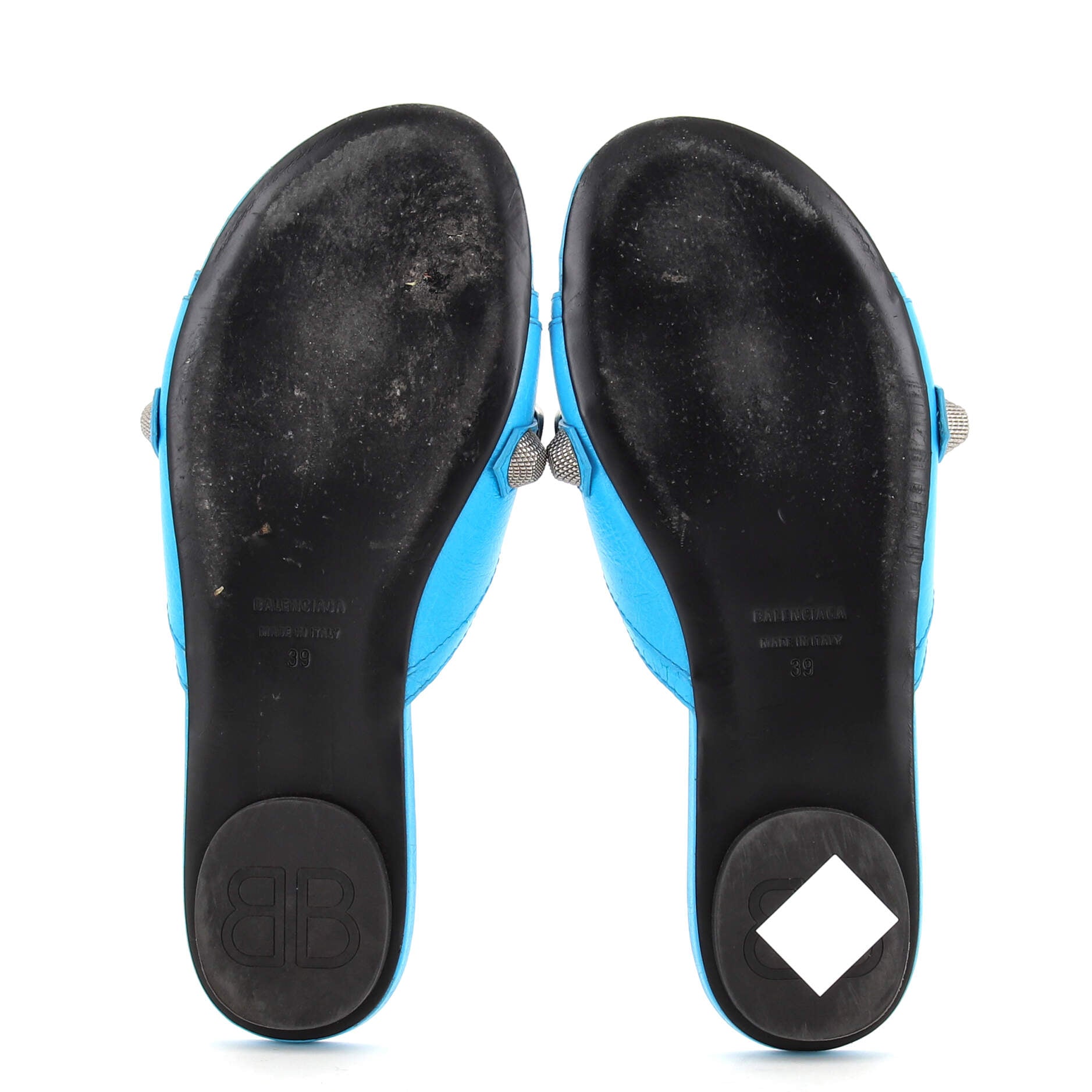 Women's Cagole Flat Sandals Leather
