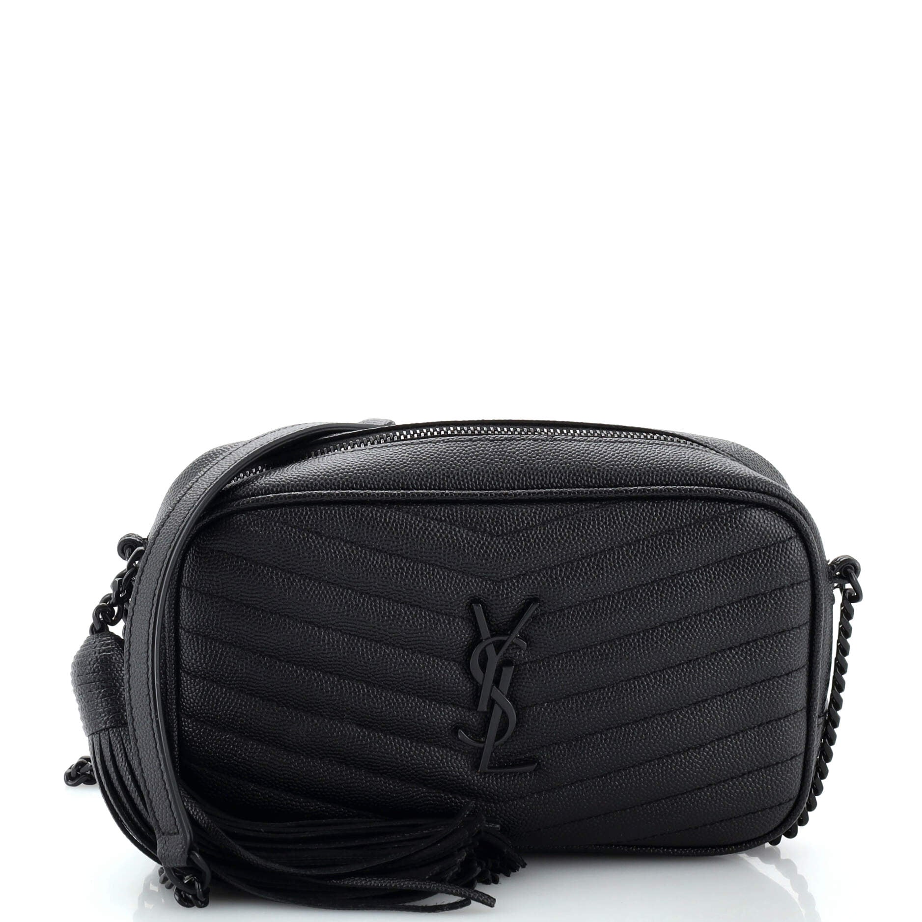 Lou Camera Bag Matelasse Chevron Leather Mini