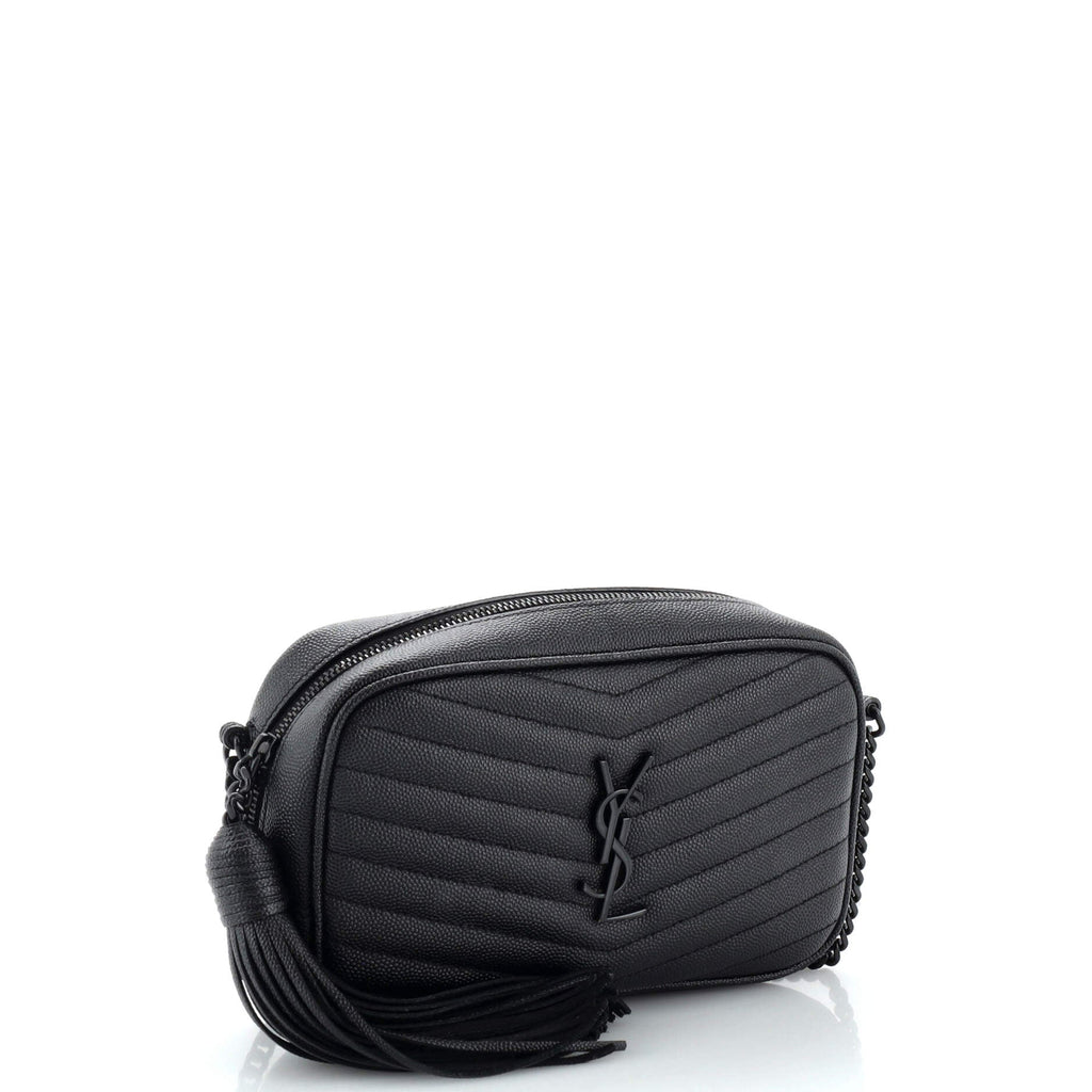 Lou Camera Bag Matelasse Chevron Leather Mini