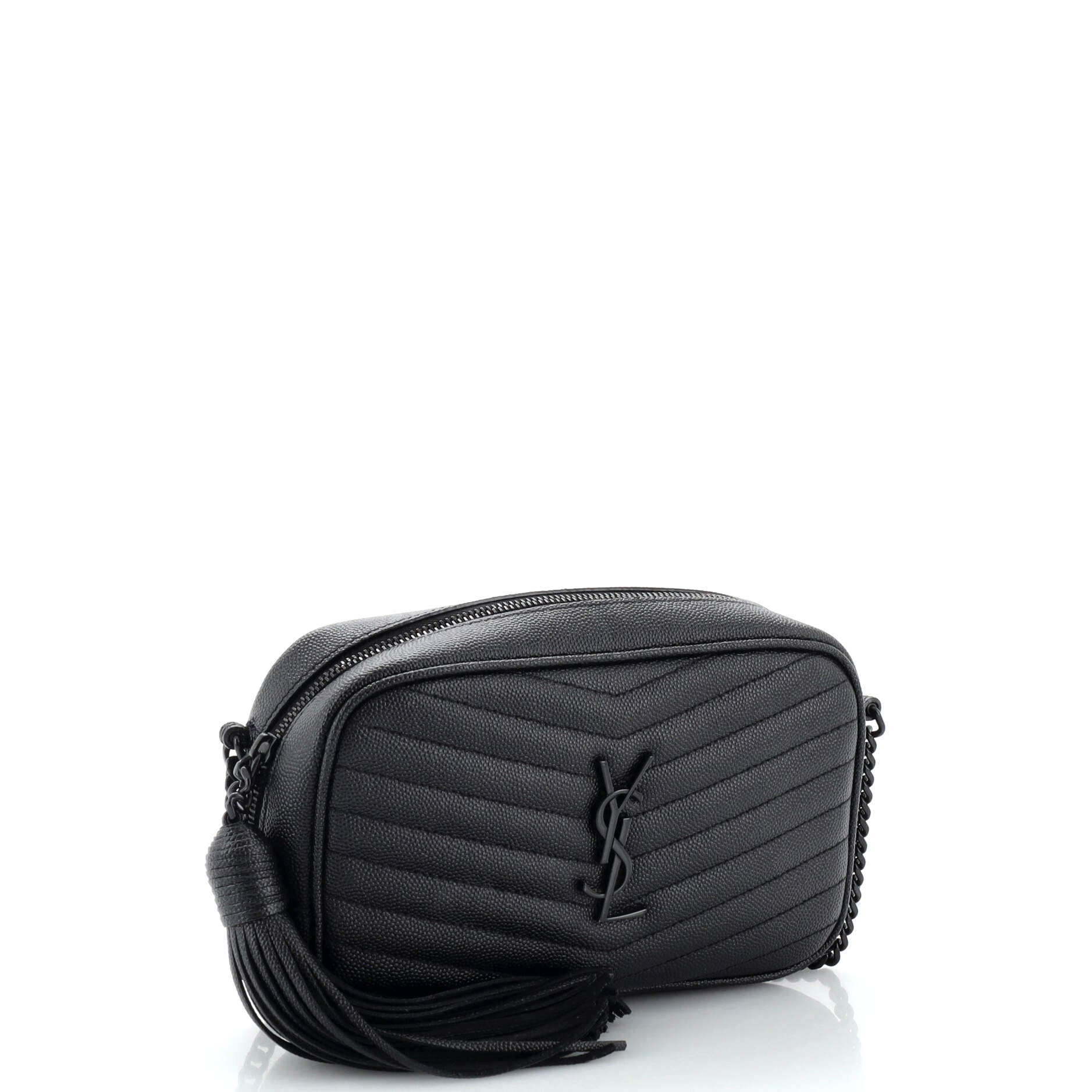 Lou Camera Bag Matelasse Chevron Leather Mini