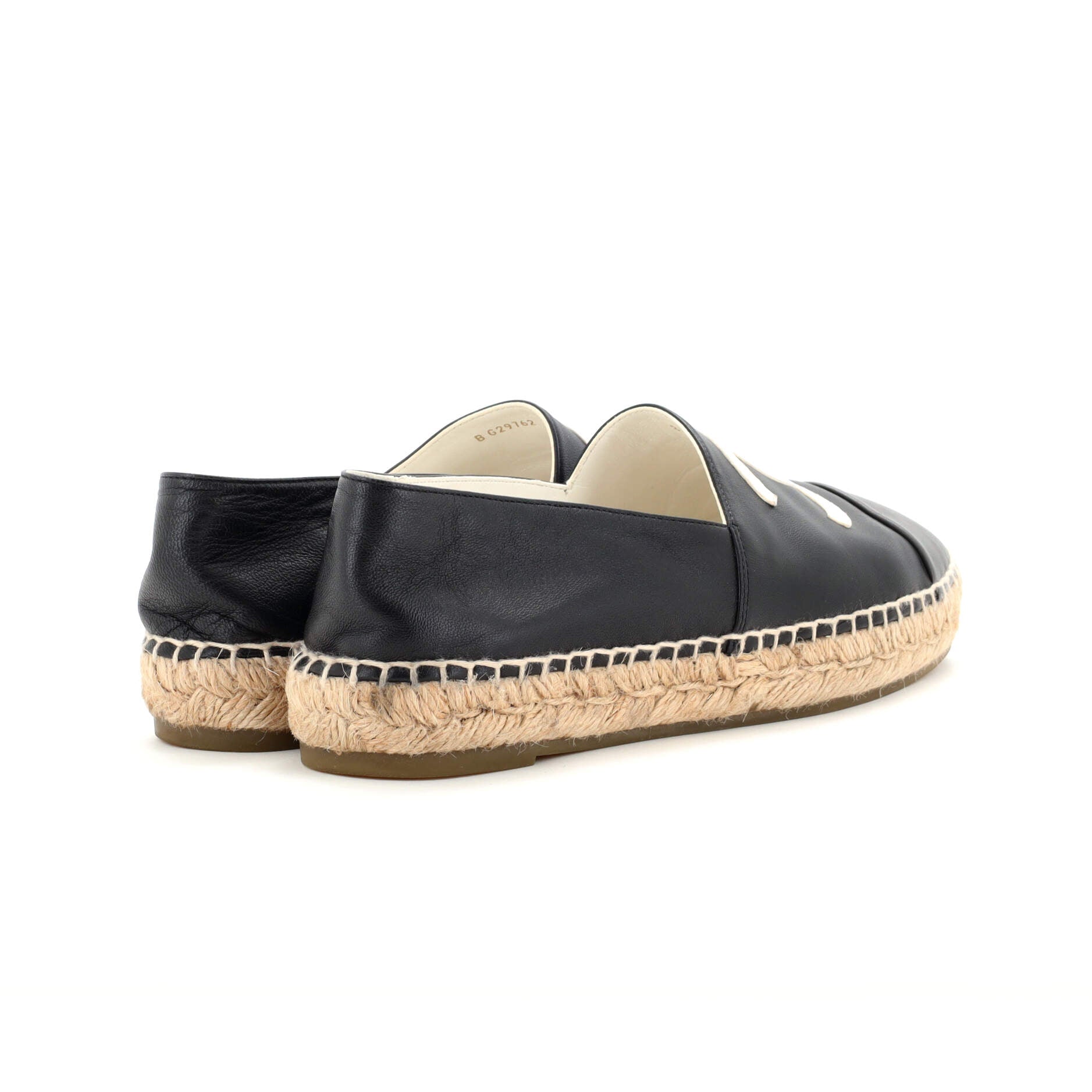 Women's CC Cap Toe Espadrilles Leather