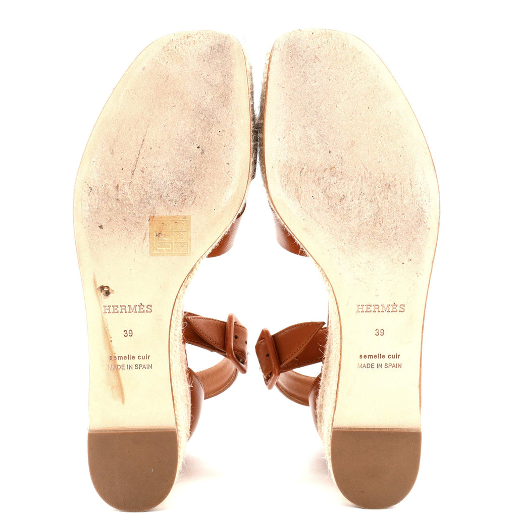 Women's Elda Wedge Espadrilles Leather