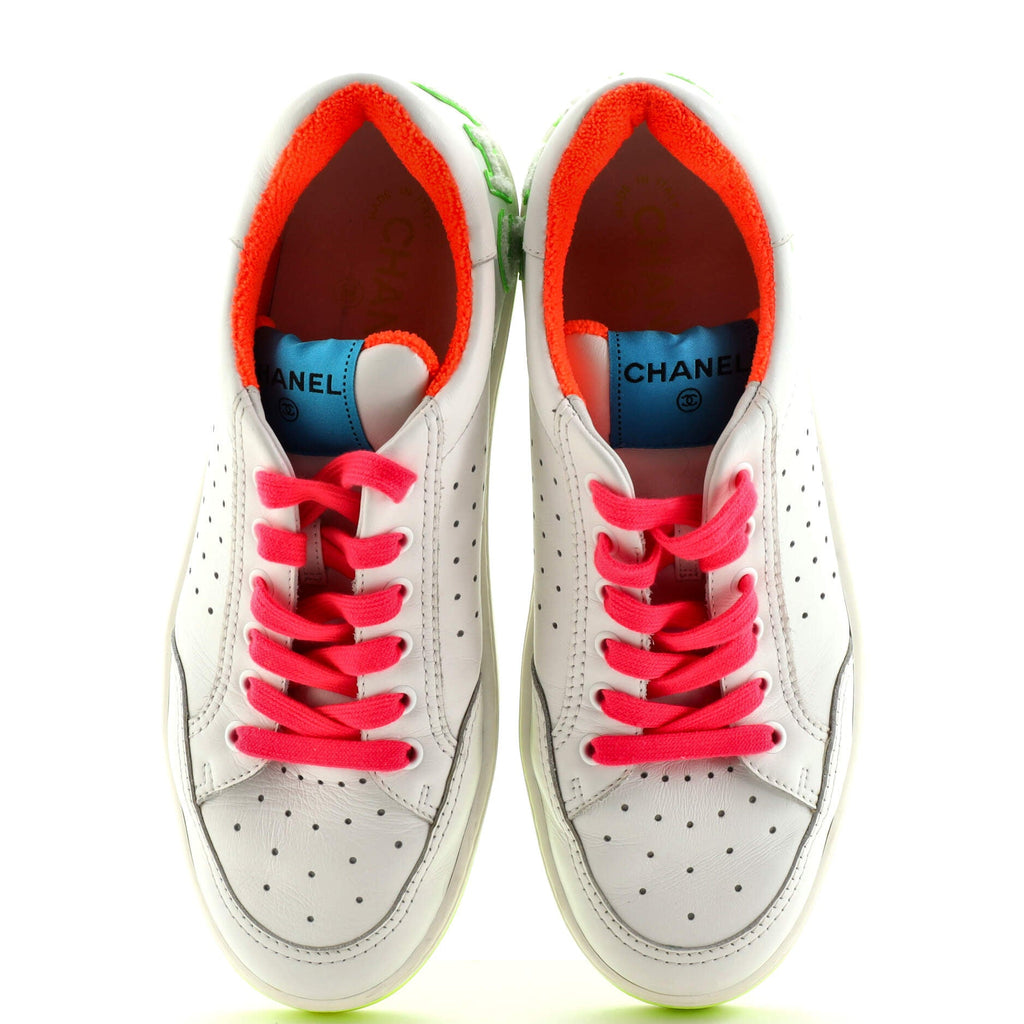 Women's Logo Low-Top Sneakers Leather