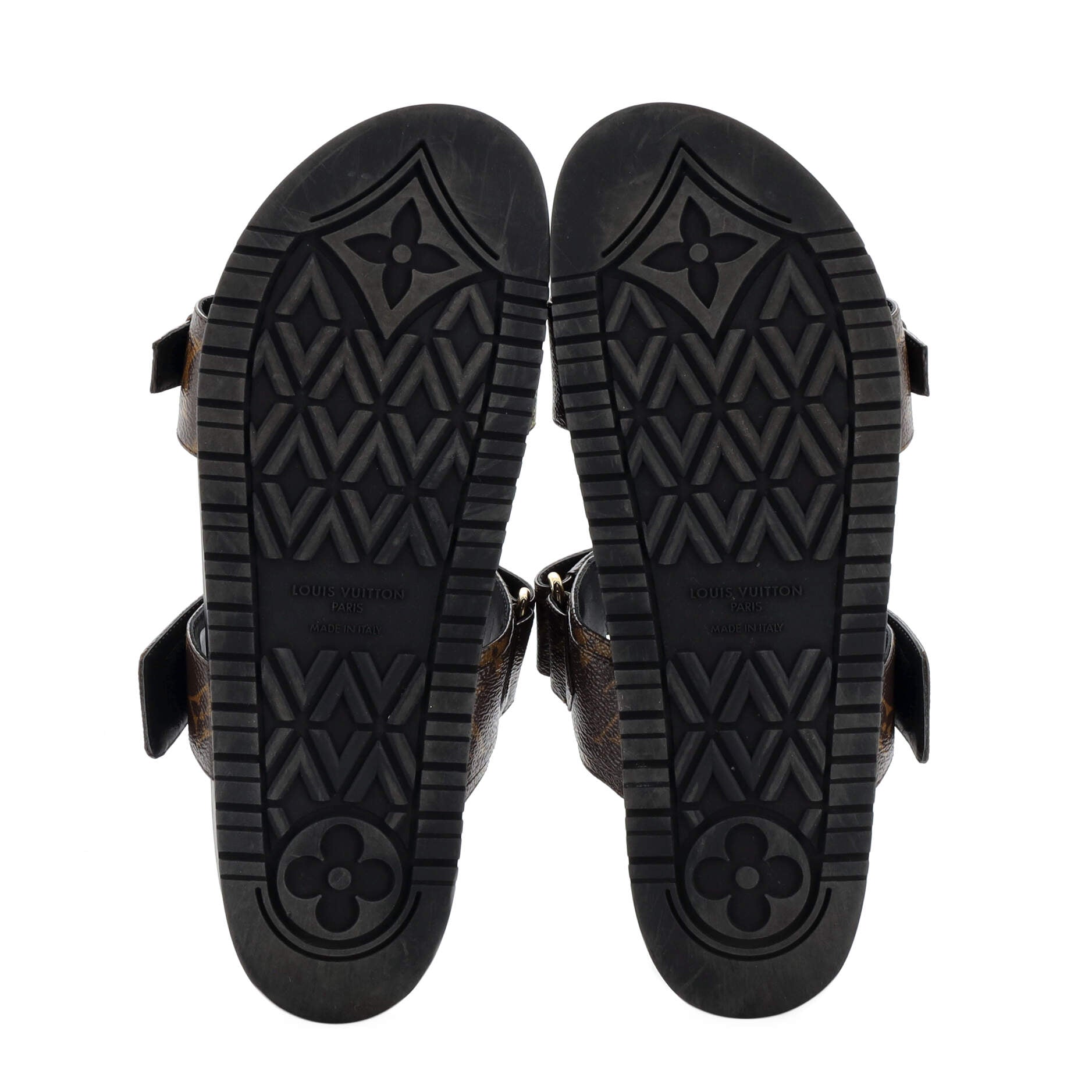 Women's Bom Dia Flat Mules Monogram Canvas