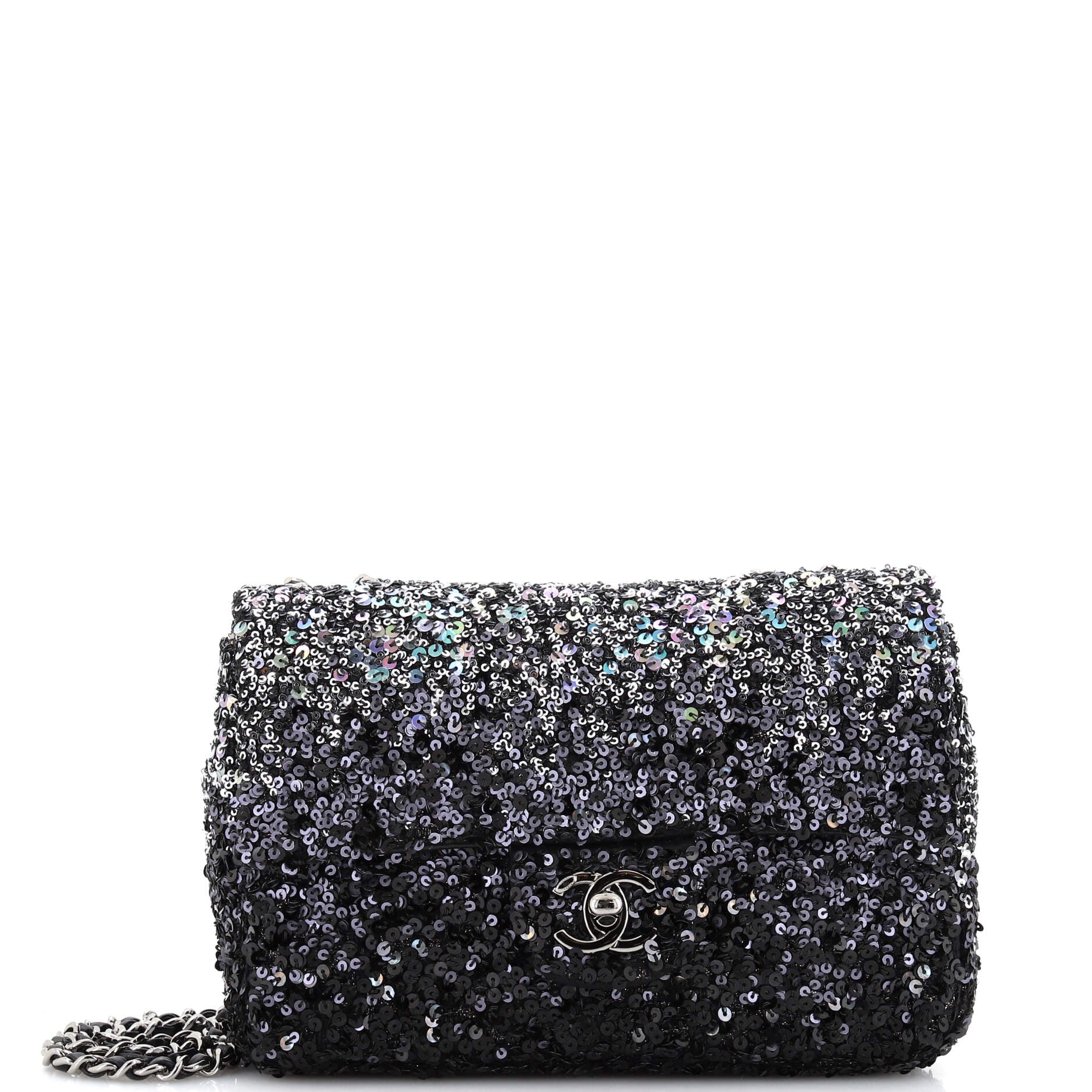 Flap Bag Sequins Mini