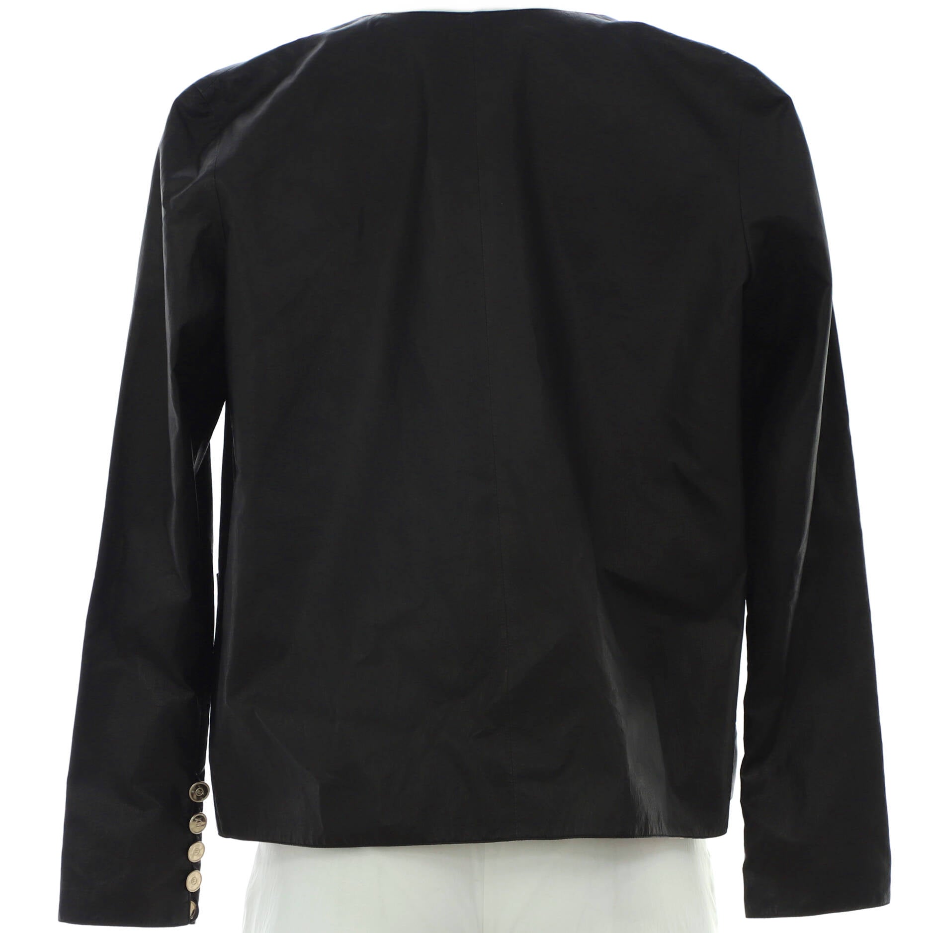 Women's Paris-Dubai Four Pocket Collarless Jacket Leather