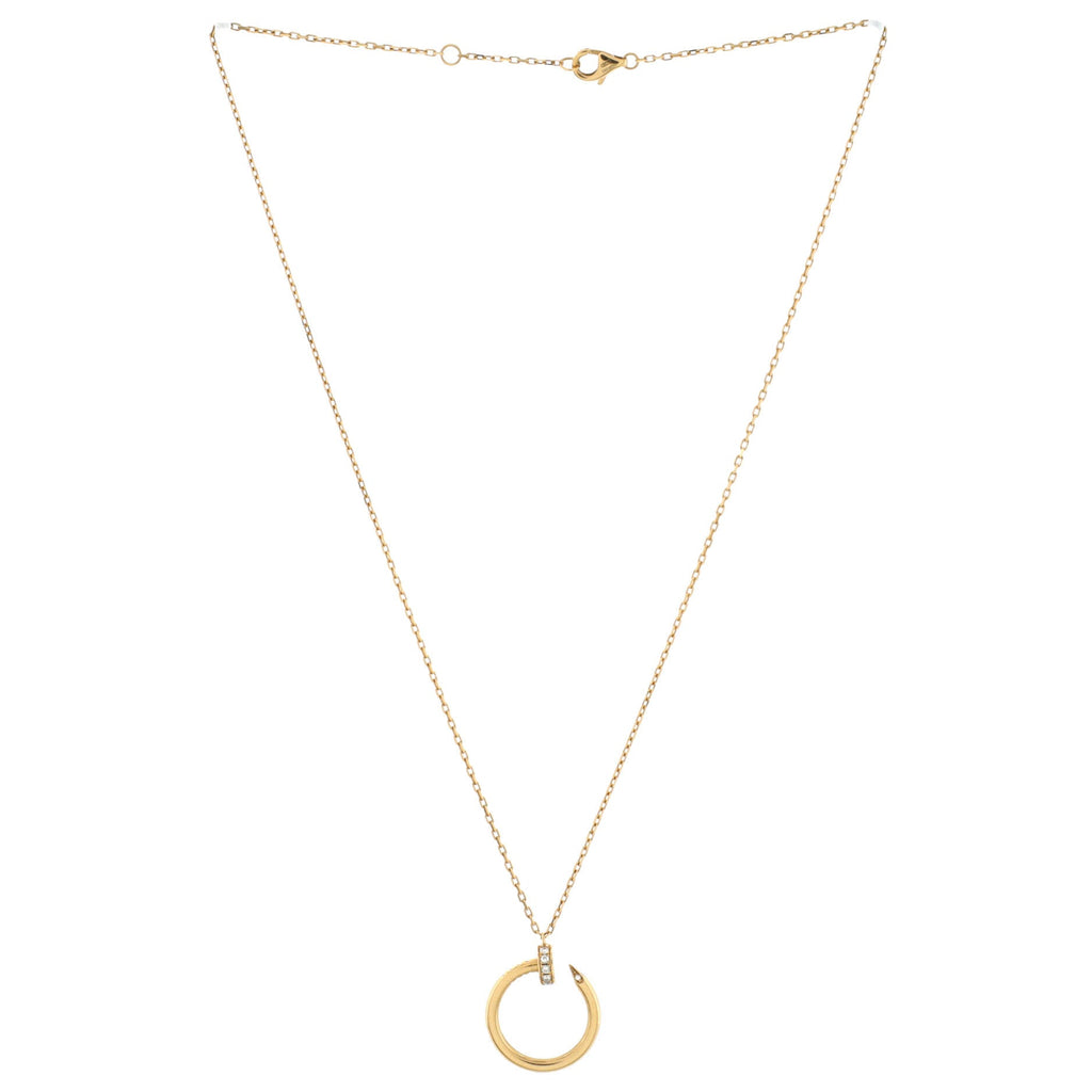 Juste un Clou Pendant Necklace 18K Yellow Gold with Diamonds
