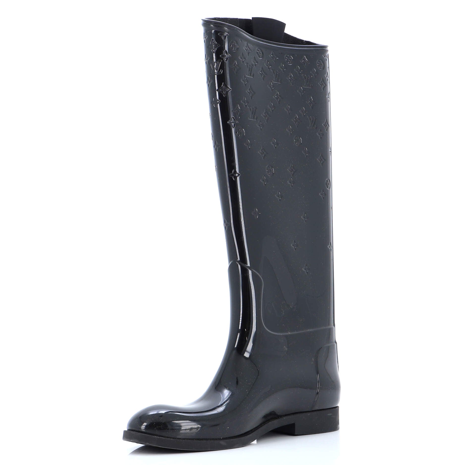 Women's Rain Boots Monogram Rubber