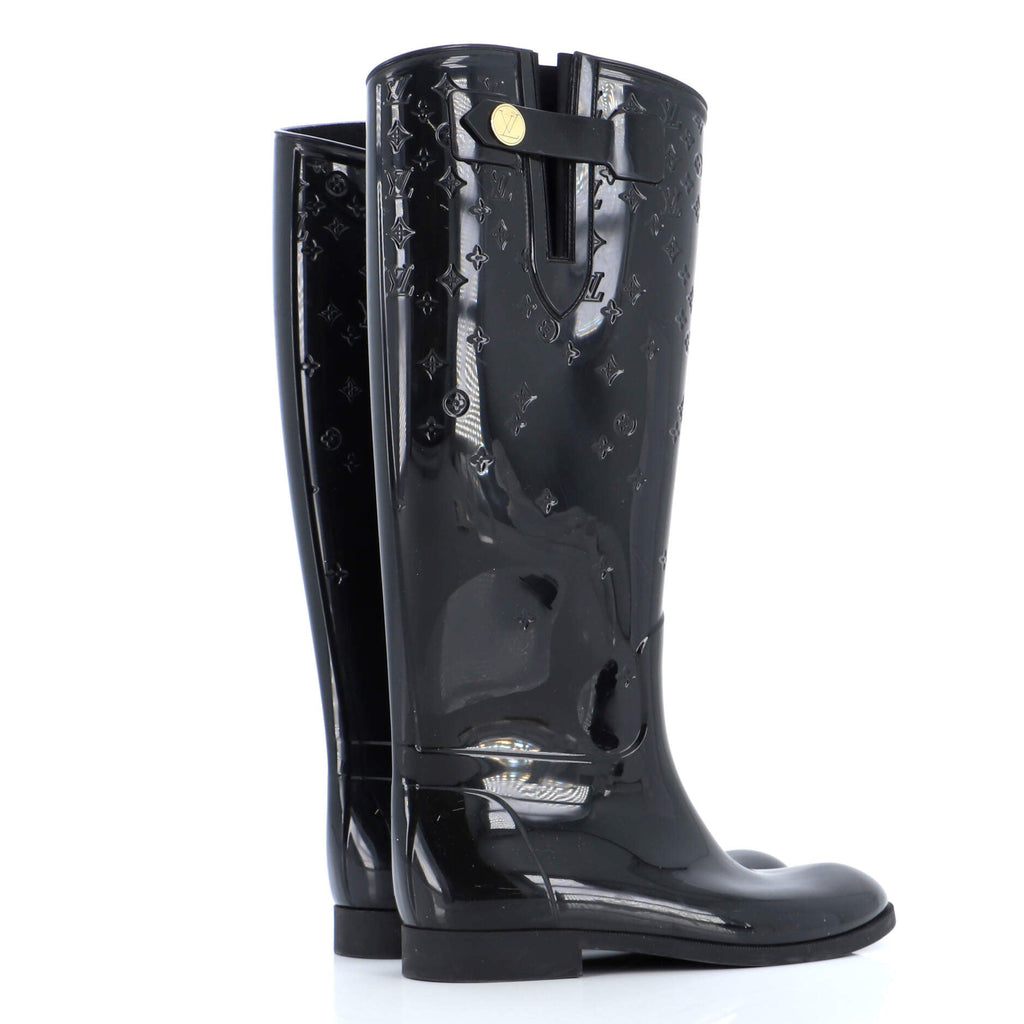 Women's Rain Boots Monogram Rubber