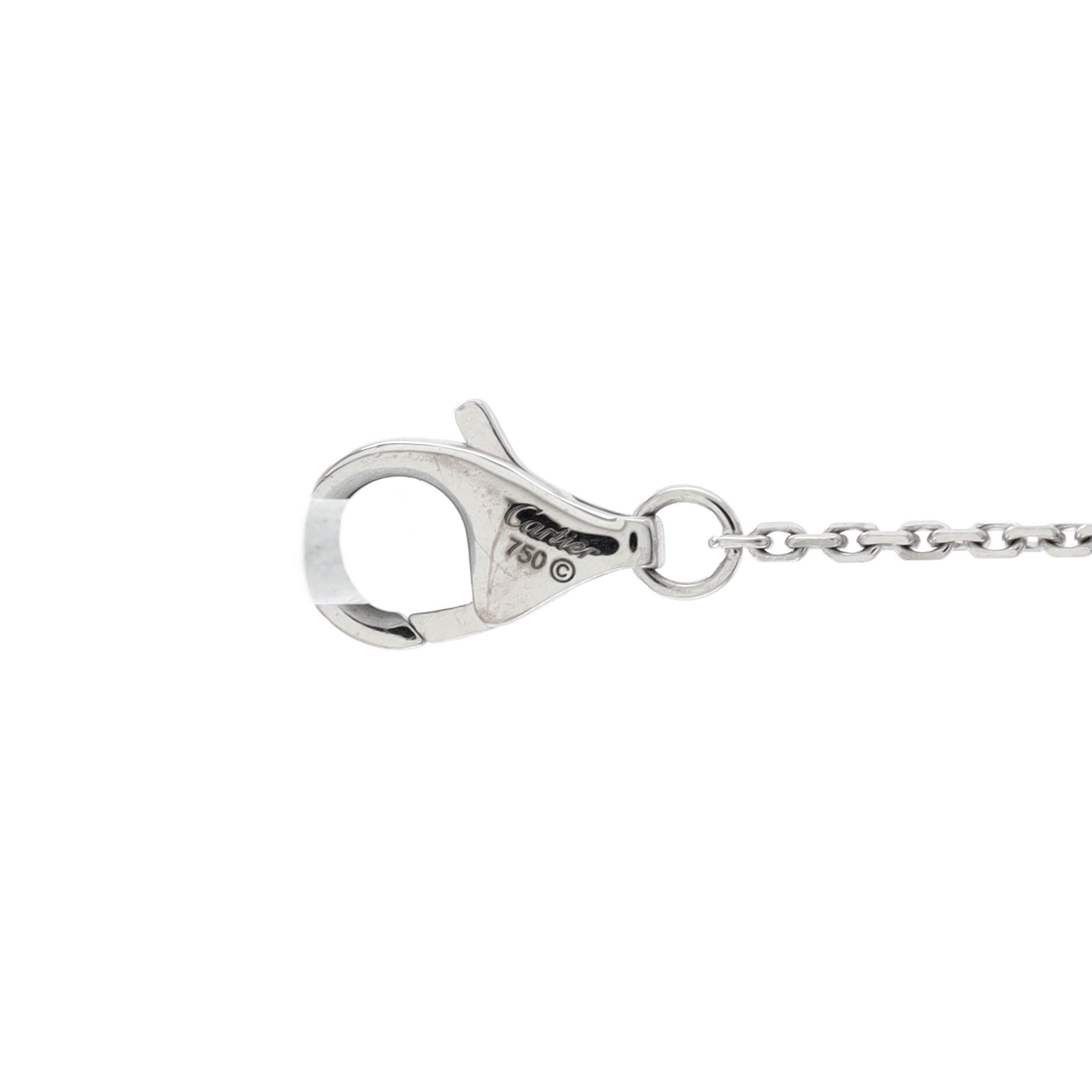 Cross Pendant Necklace 18K White Gold with Diamonds