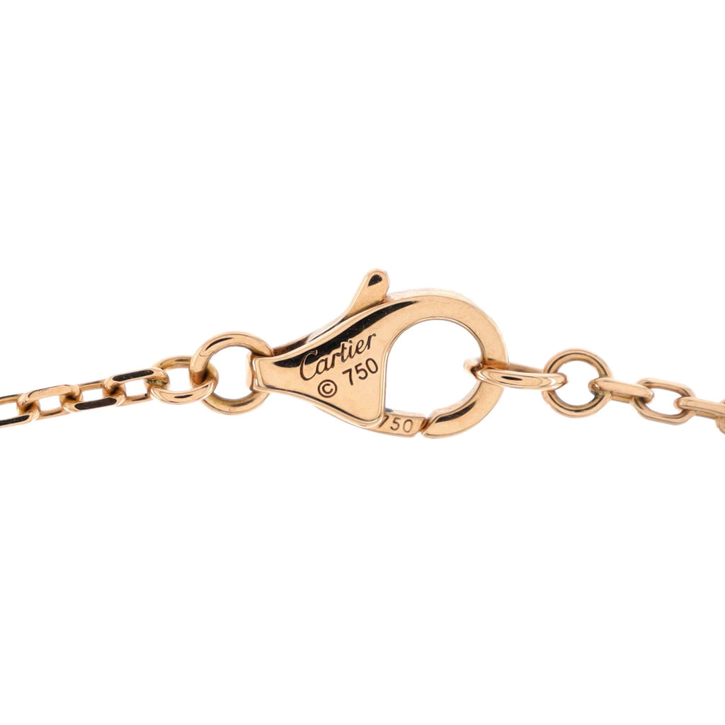C Heart de Cartier Pendant Necklace 18K Rose Gold with Diamond XS