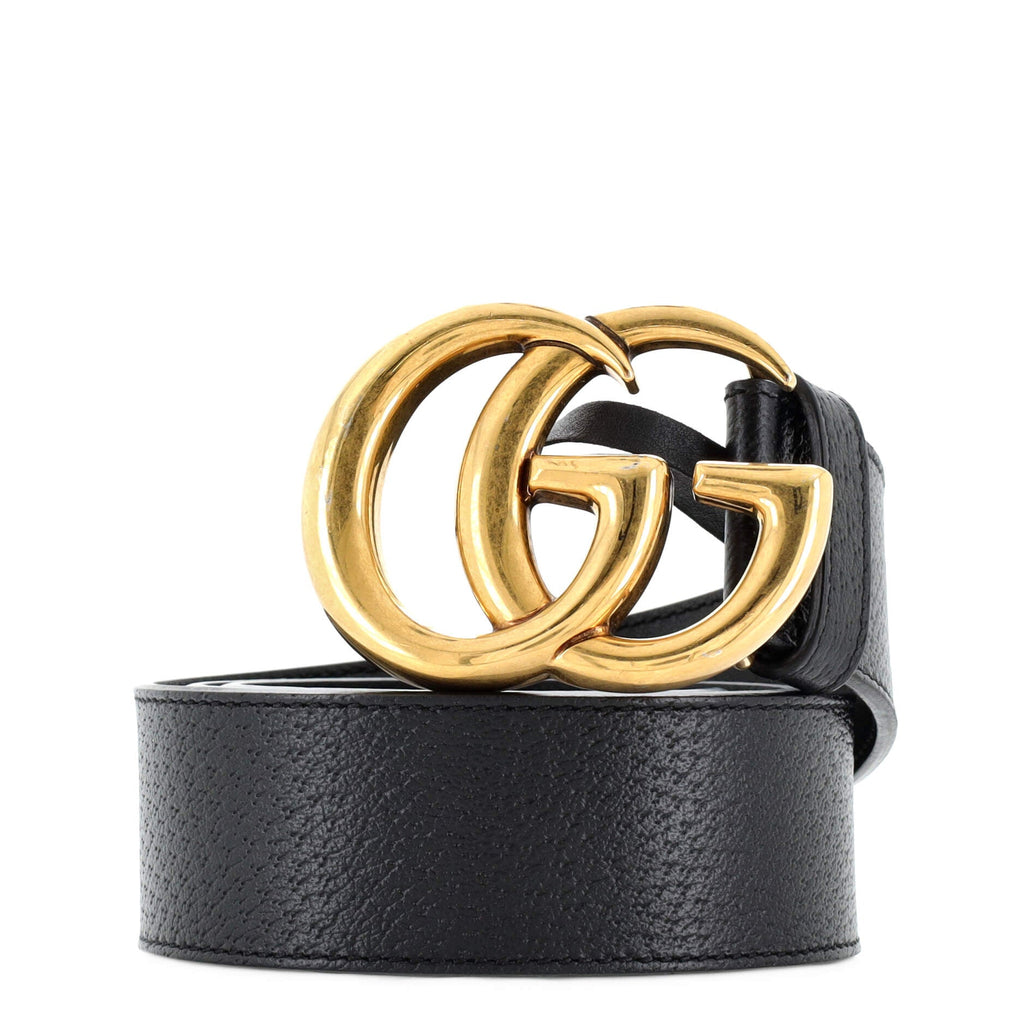 GG Marmont Belt Leather Wide 80