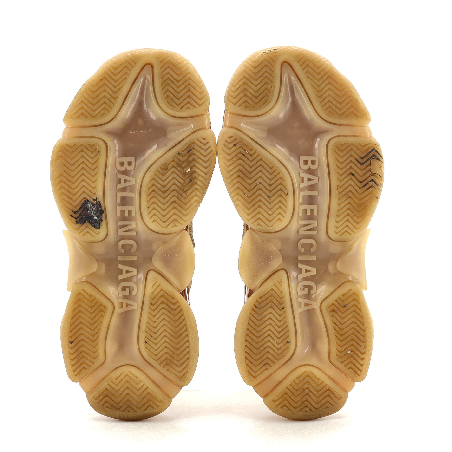 Women's Triple S Sneakers Fabric and Mesh with Faux Leather