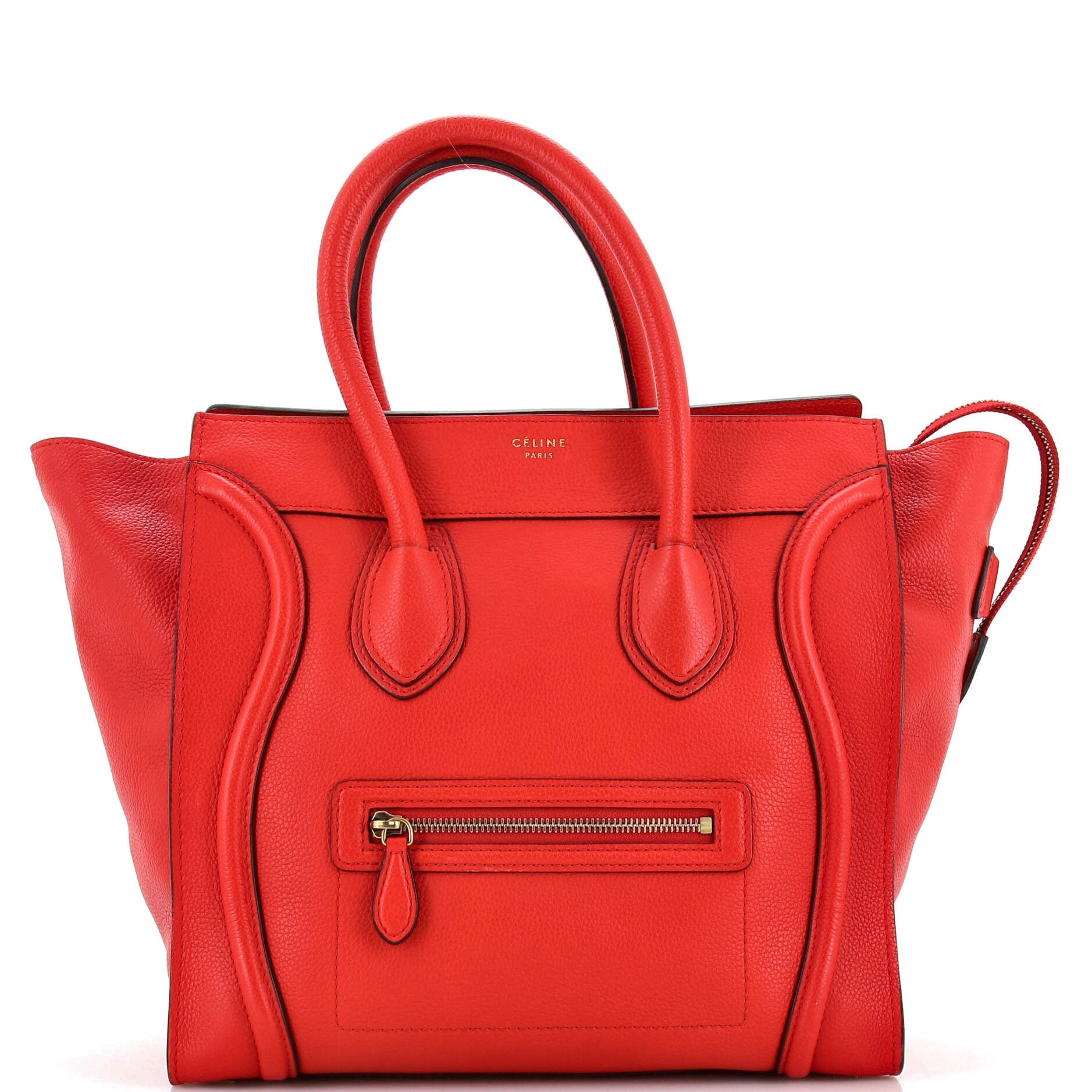Luggage Bag Grainy Leather Mini