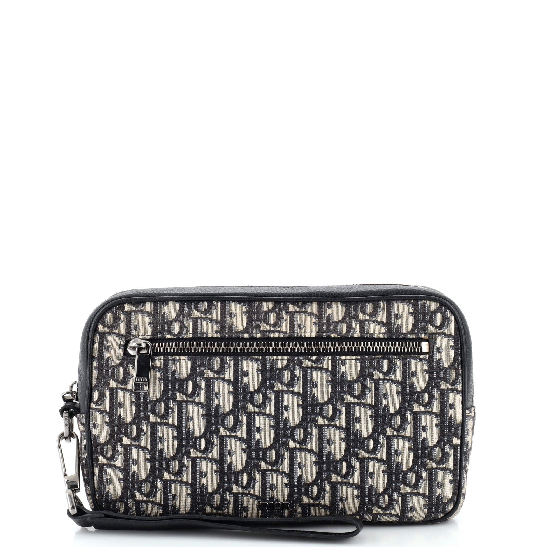 Toiletry Wristlet Pouch Oblique Canvas