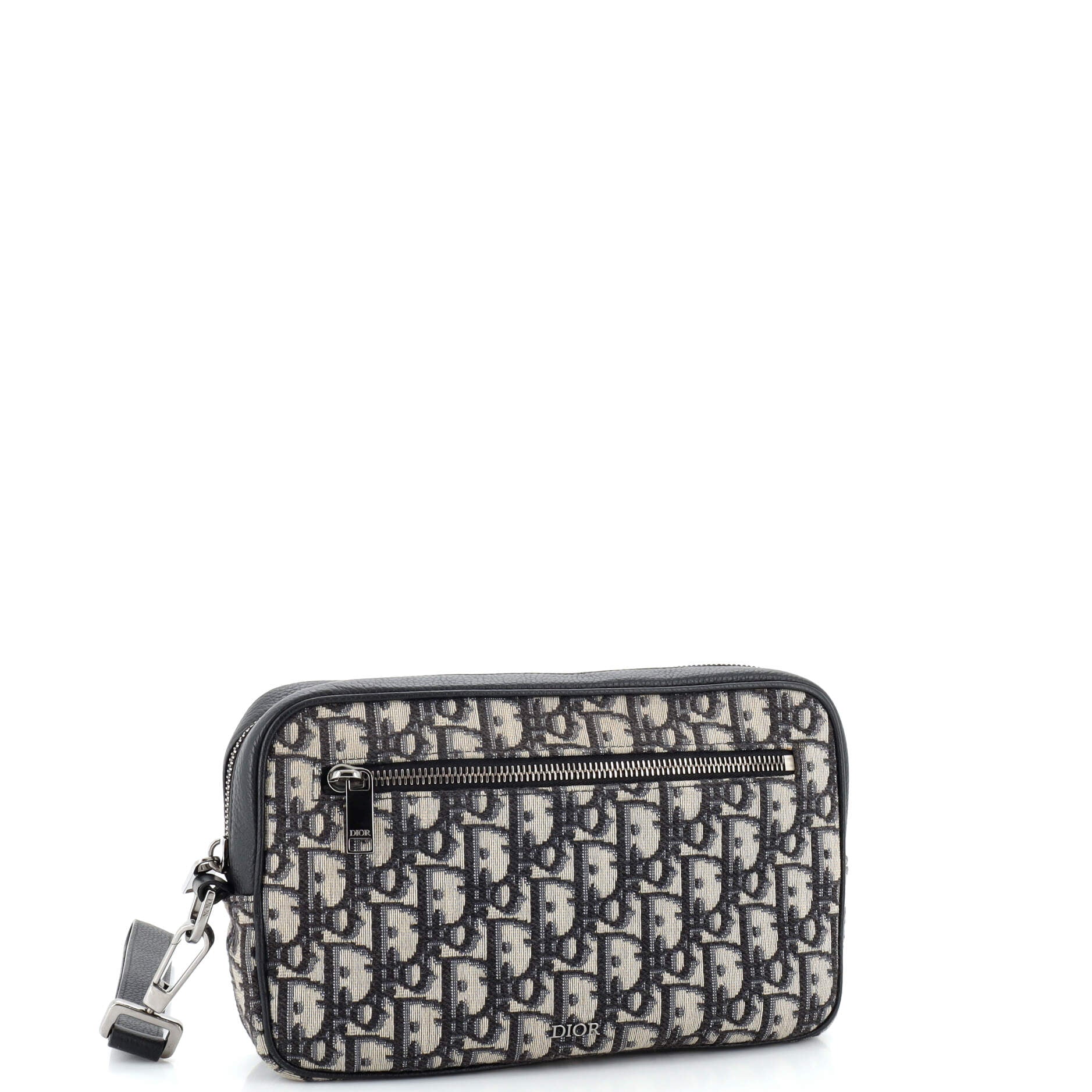 Toiletry Wristlet Pouch Oblique Canvas