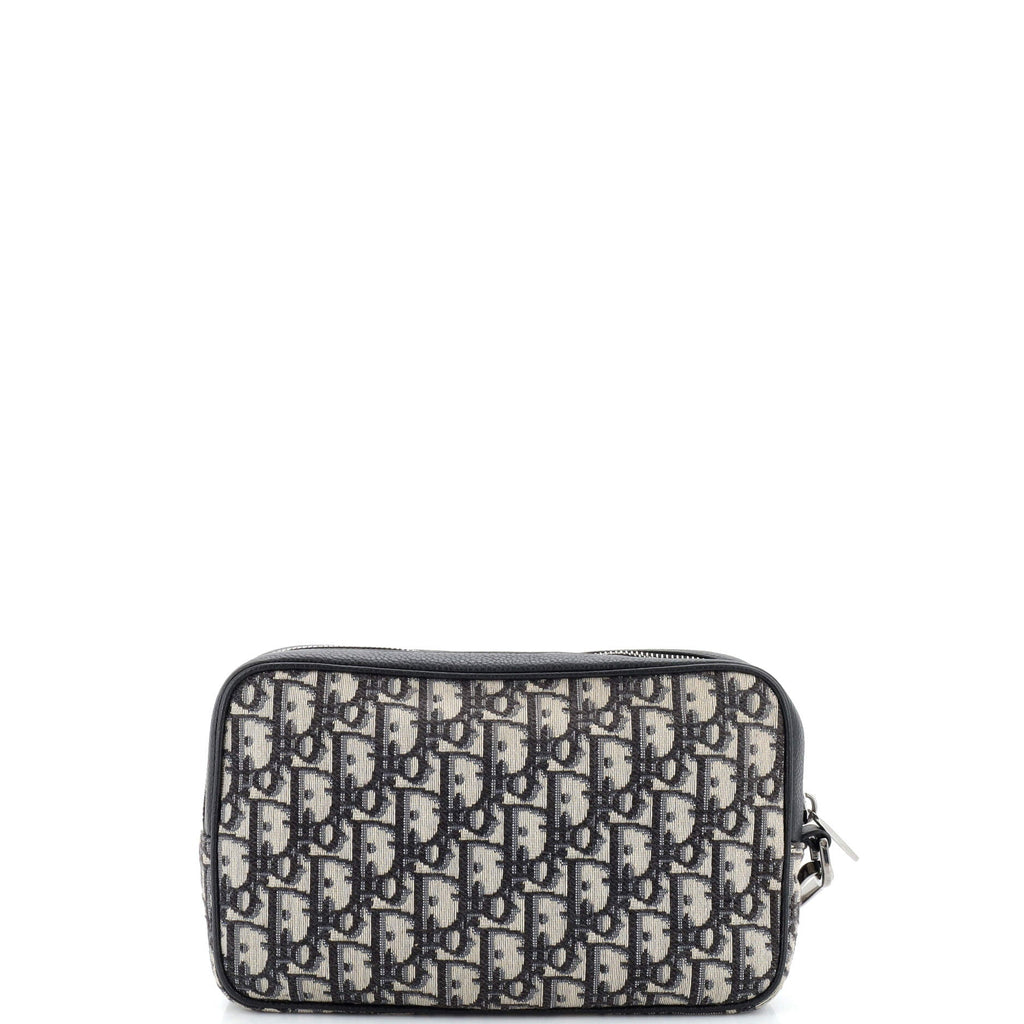 Toiletry Wristlet Pouch Oblique Canvas