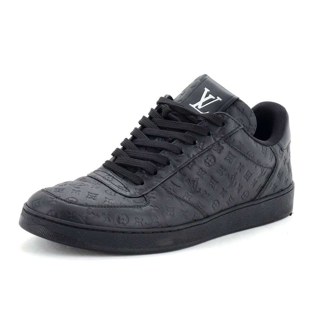 Men's Rivoli Low-Top Sneakers Mini Monogram Embossed Leather