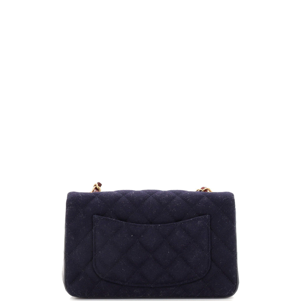 Paris-Hamburg Charms Classic Single Flap Bag Quilted Wool and Lambskin Mini