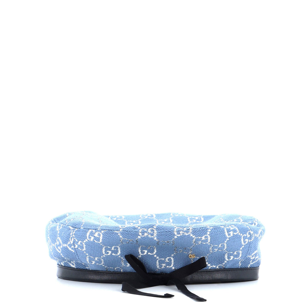 Beret Hat GG Lame Canvas