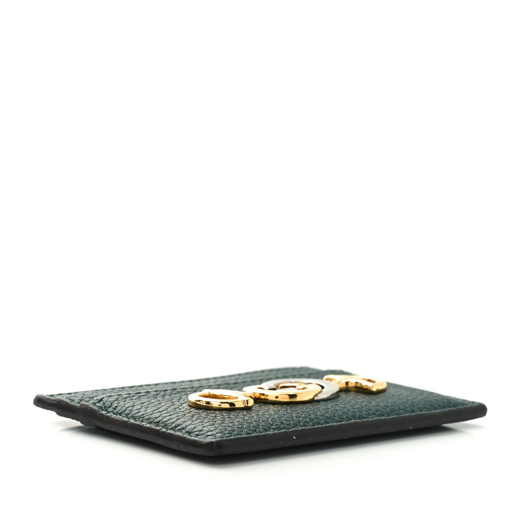 Grainy Calfskin Zumi  Holder Green
