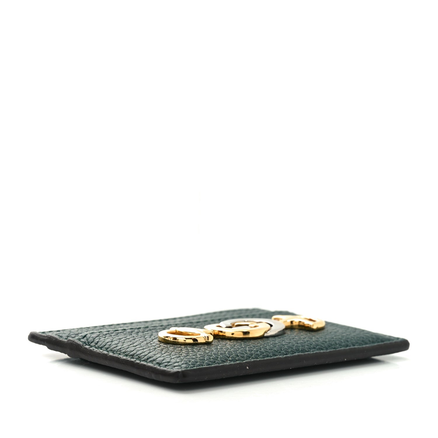 Grainy Calfskin Zumi  Holder Green