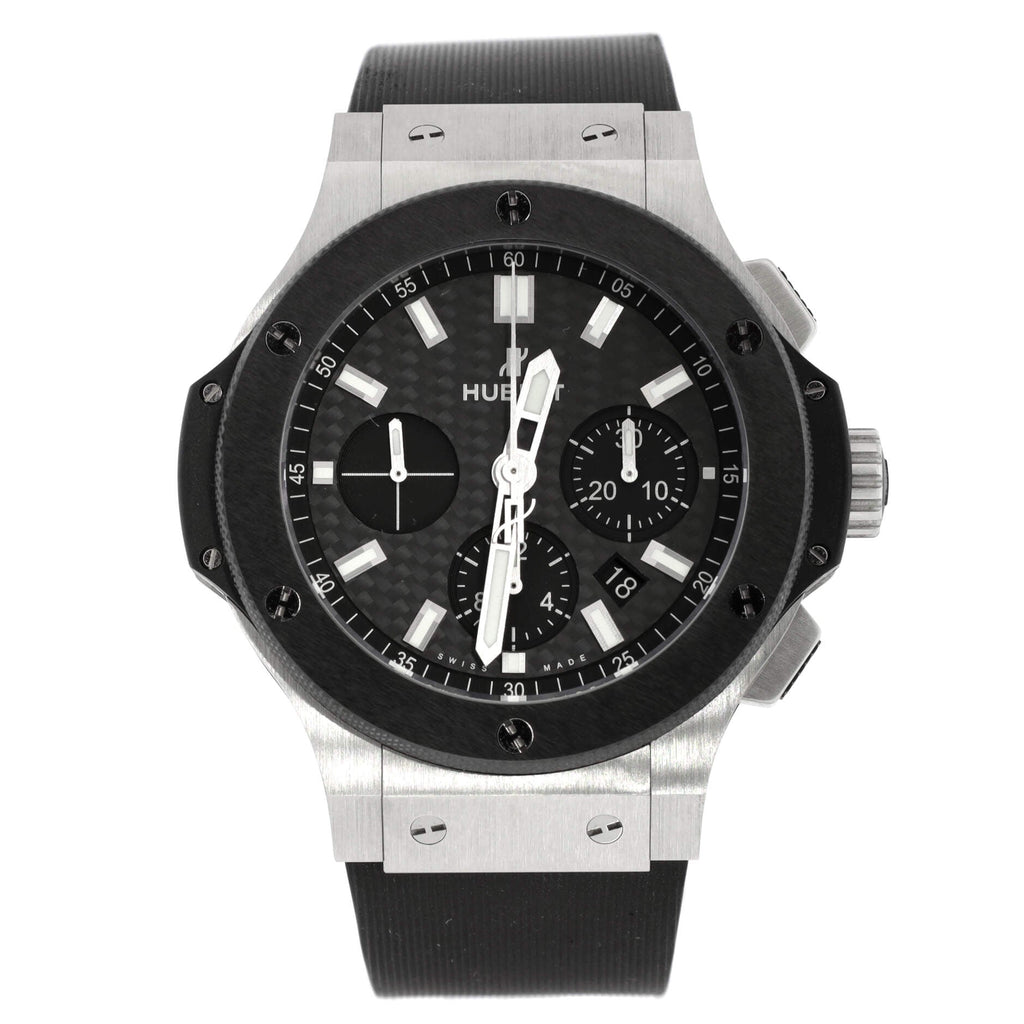 Big Bang Evolution Chronograph Automatic Watch Stainless Steel with Ceramic and Carbon and Rubber 44