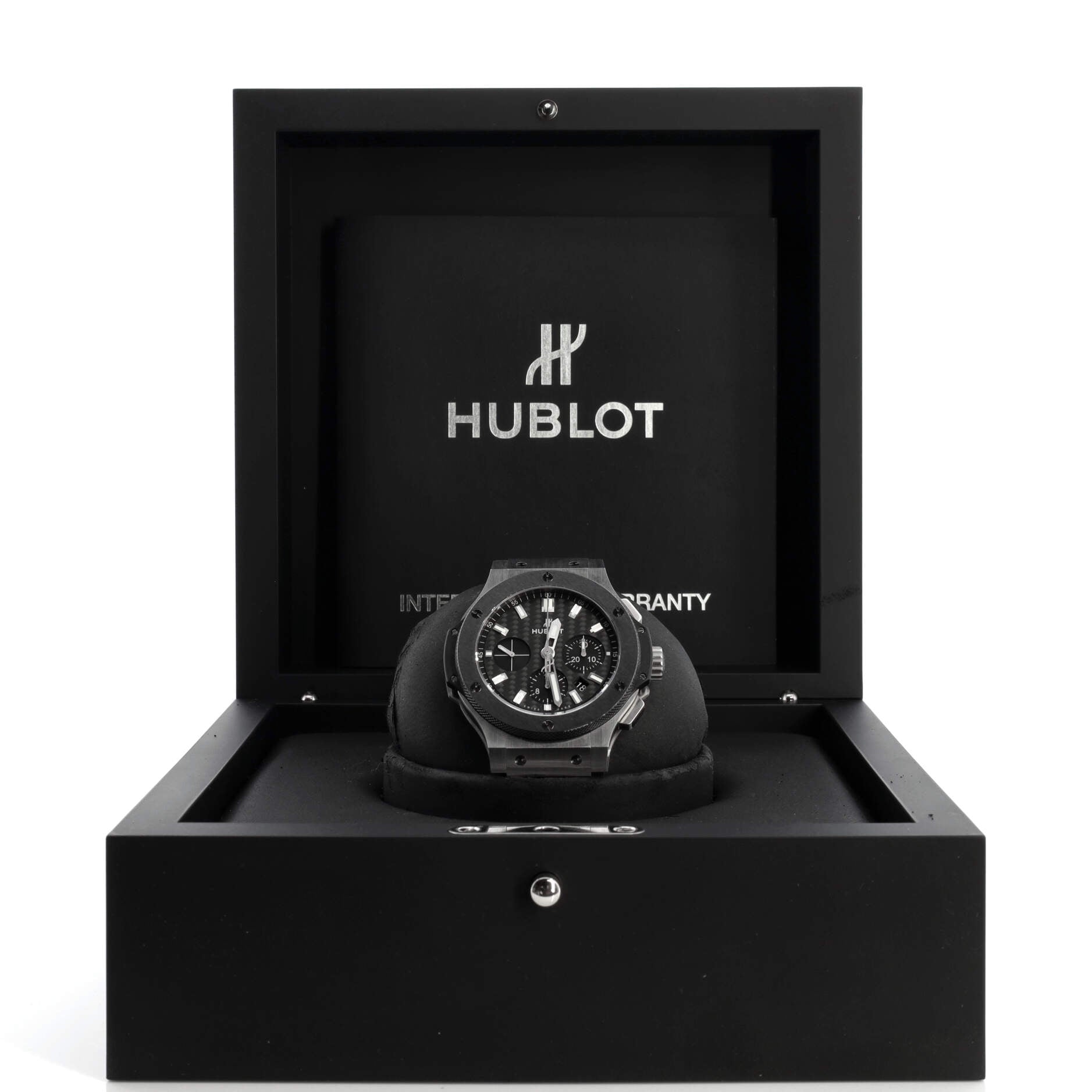 Big Bang Evolution Chronograph Automatic Watch Stainless Steel with Ceramic and Carbon and Rubber 44