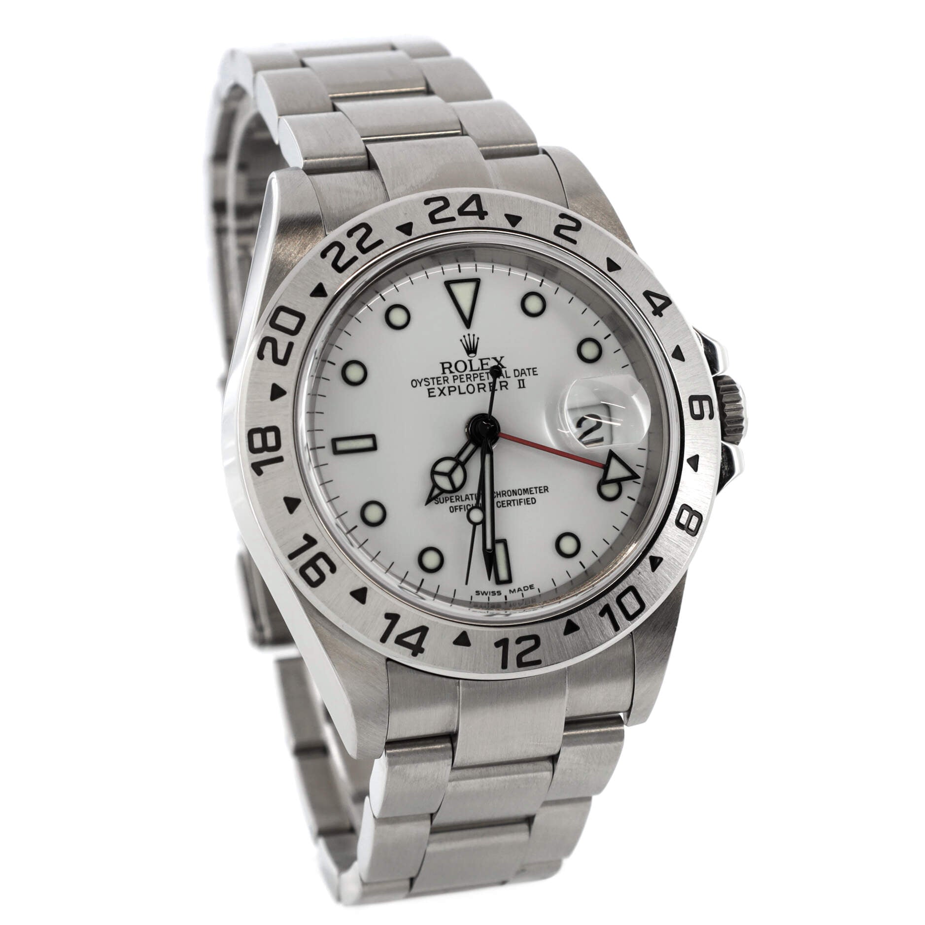 Oyster Perpetual Explorer II Automatic Watch Stainless Steel 40