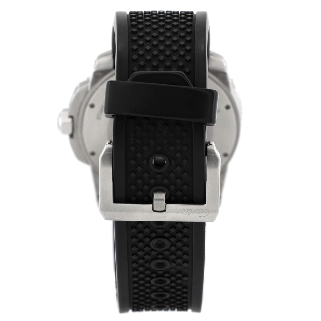 Calibre de Cartier Automatic Watch Stainless Steel and Rubber with Ceramic 42