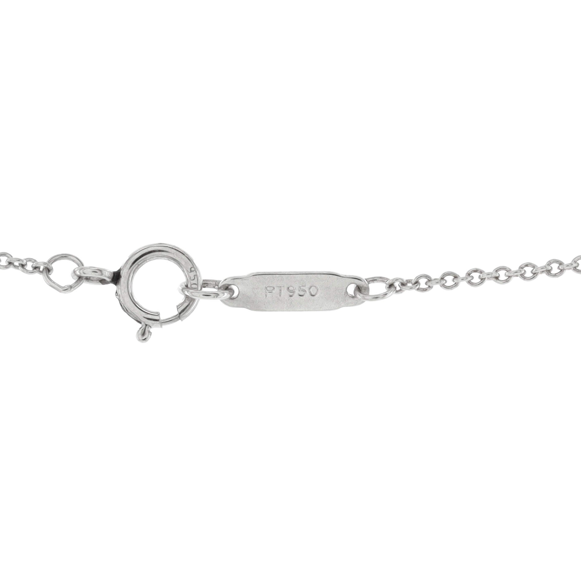 Heart 3 Diamond Pendant Necklace Platinum with Diamonds