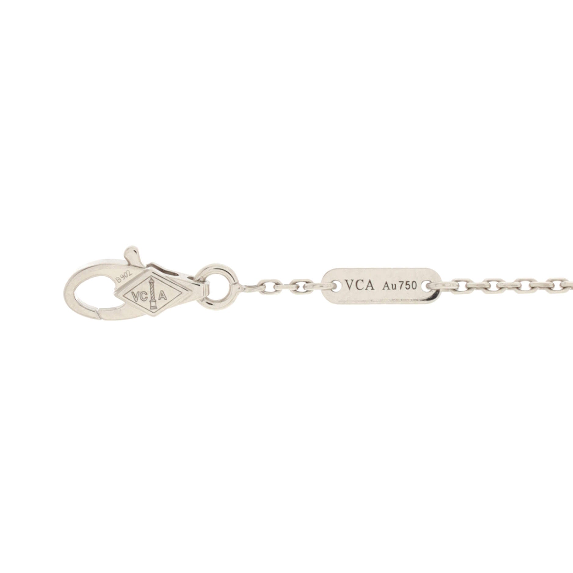 Sweet Alhambra Bracelet 18K White Gold and Diamonds
