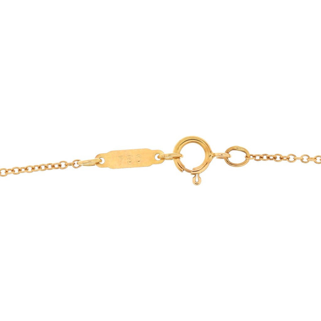 Double Star Necklace 18K Yellow Gold with Diamonds