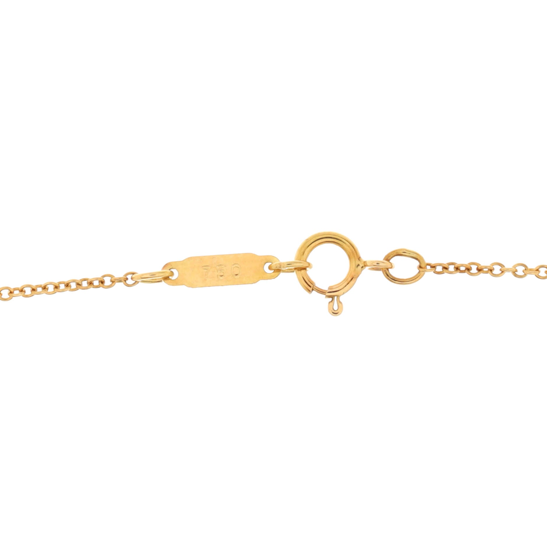 Double Star Necklace 18K Yellow Gold with Diamonds