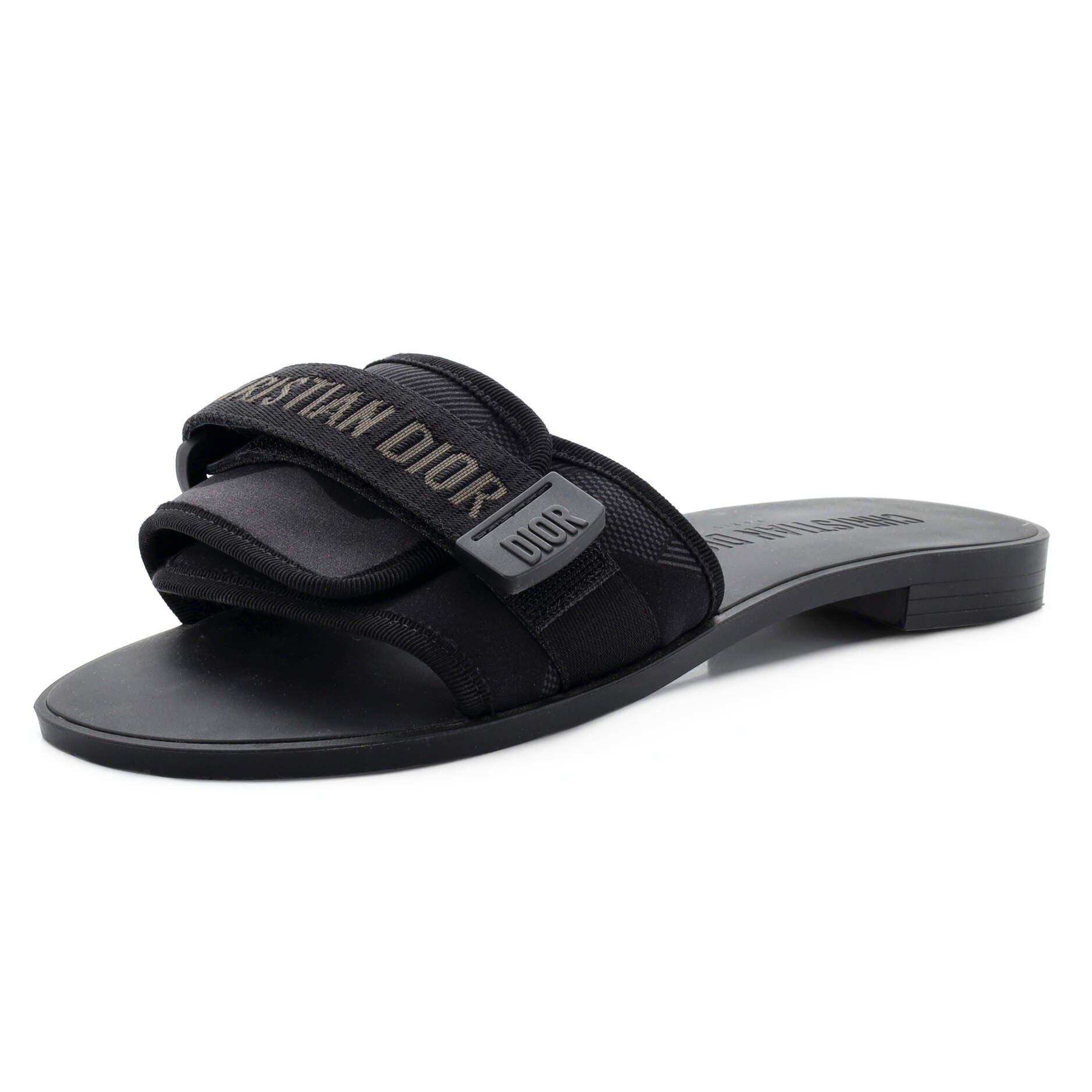 Women's Dio(r)evolution Slide Sandals Oblique Fabric