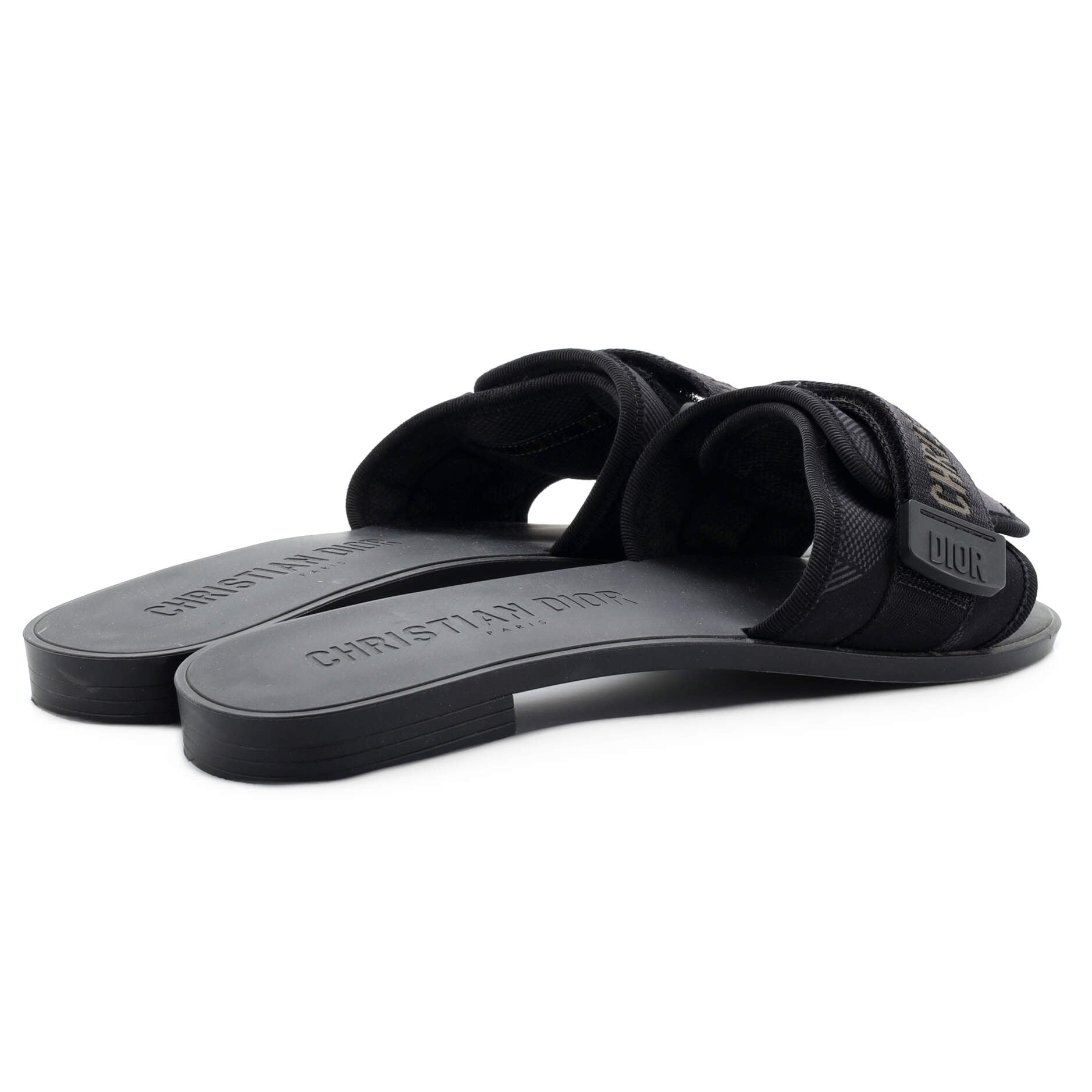 Women's Dio(r)evolution Slide Sandals Oblique Fabric