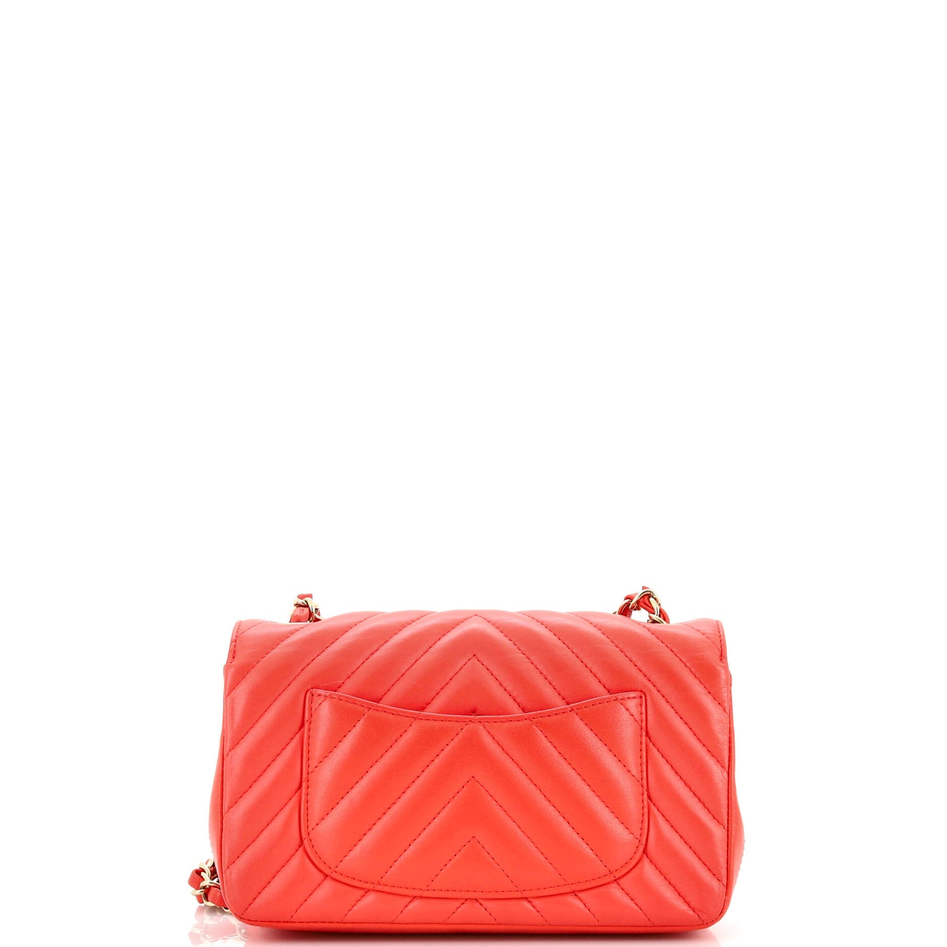 Classic Single Flap Bag Chevron Lambskin Mini