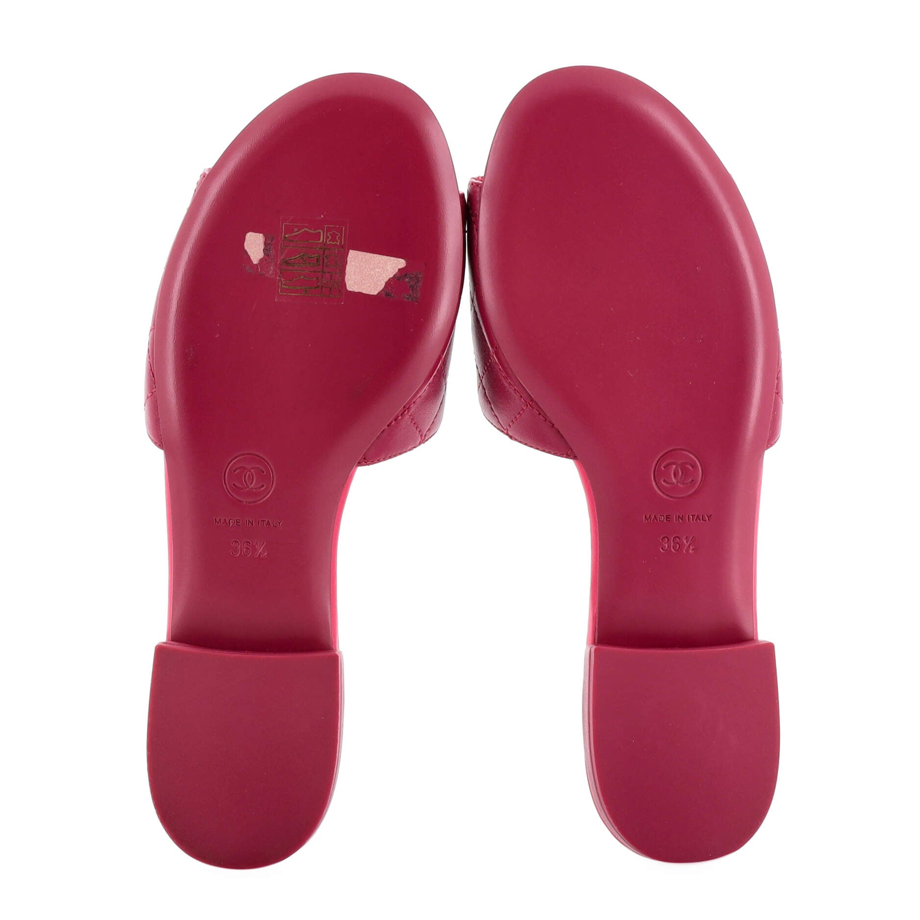 Women's Camellia Mule Sandals Quilted Leather