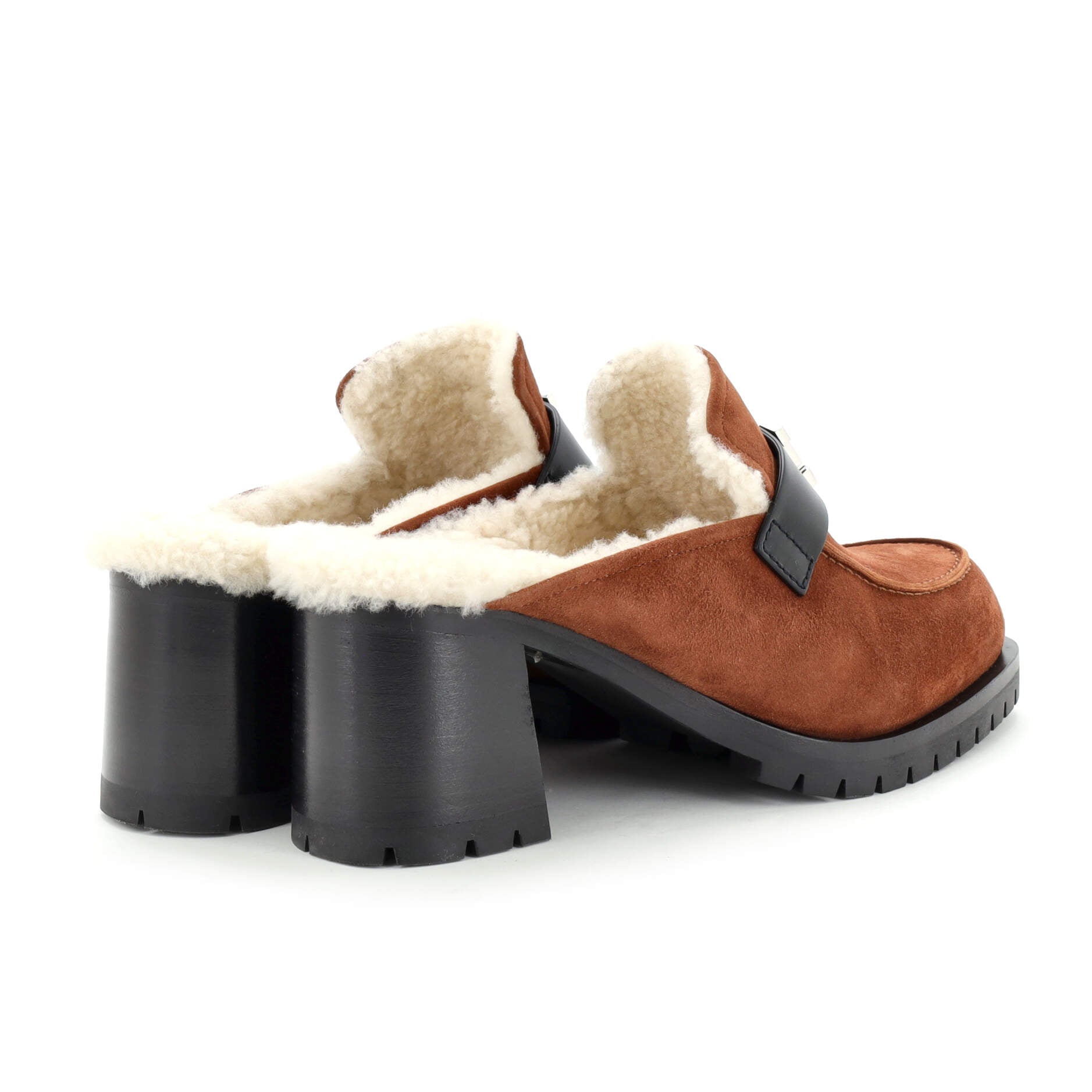 Women's Flore Mules Suede with Shearling 60