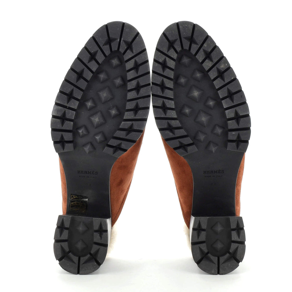 Women's Flore Mules Suede with Shearling 60