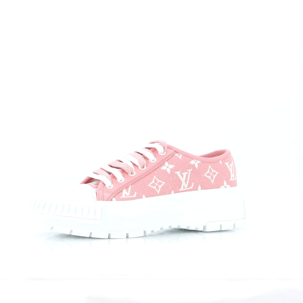 Women's LV Squad Sneakers Monogram Denim Canvas