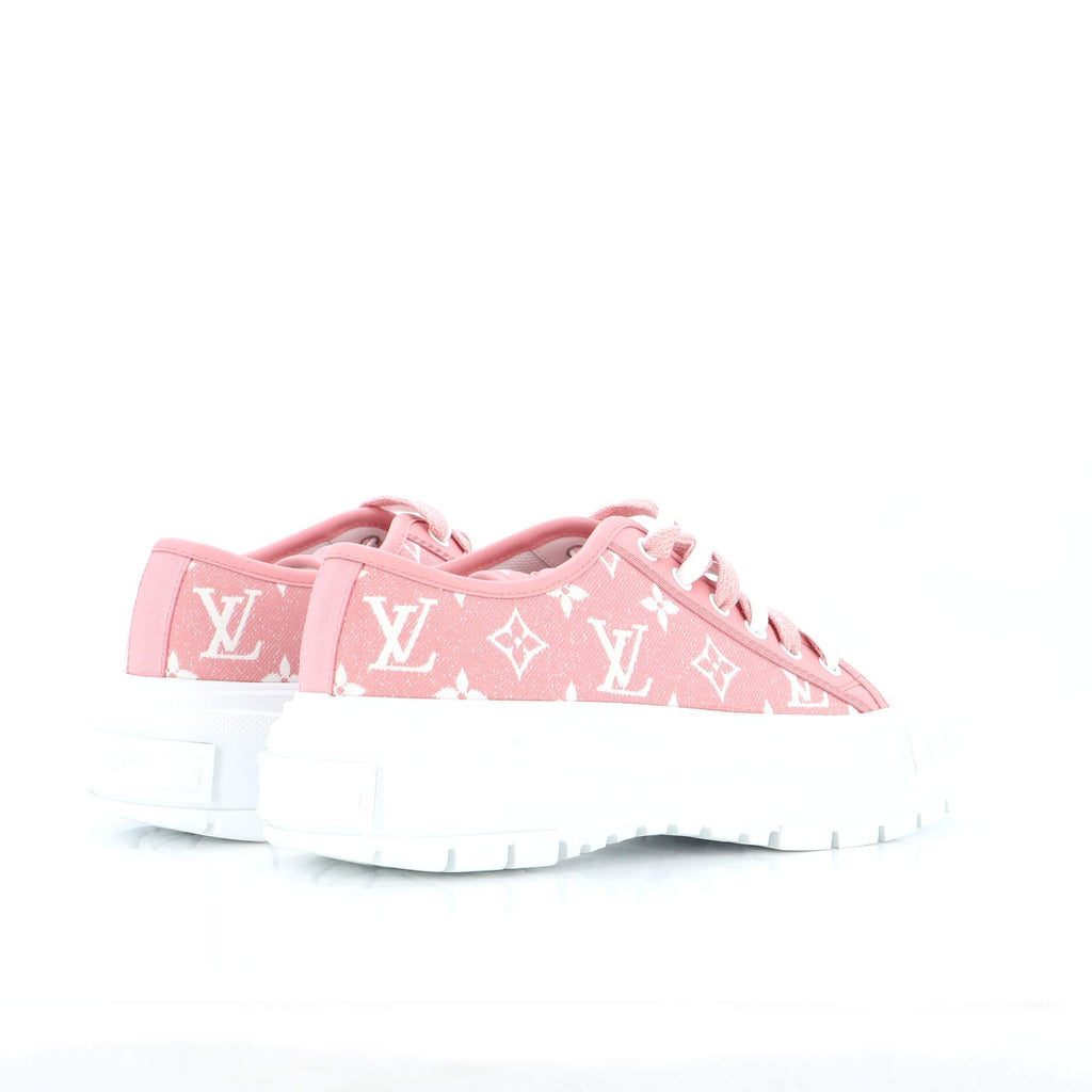 Women's LV Squad Sneakers Monogram Denim Canvas