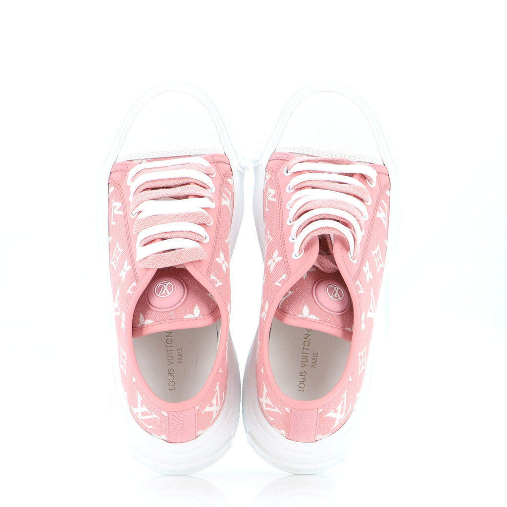 Women's LV Squad Sneakers Monogram Denim Canvas