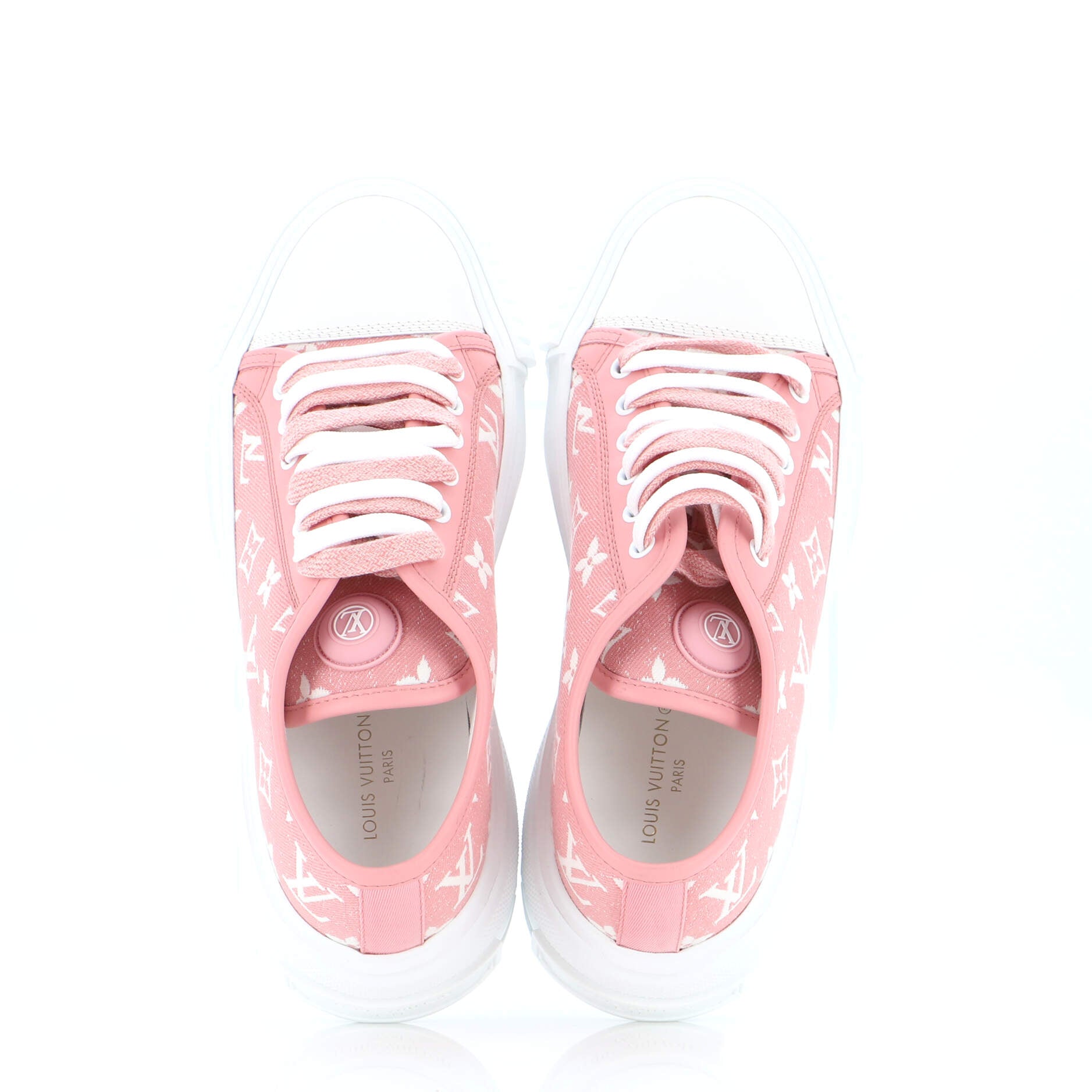 Women's LV Squad Sneakers Monogram Denim Canvas