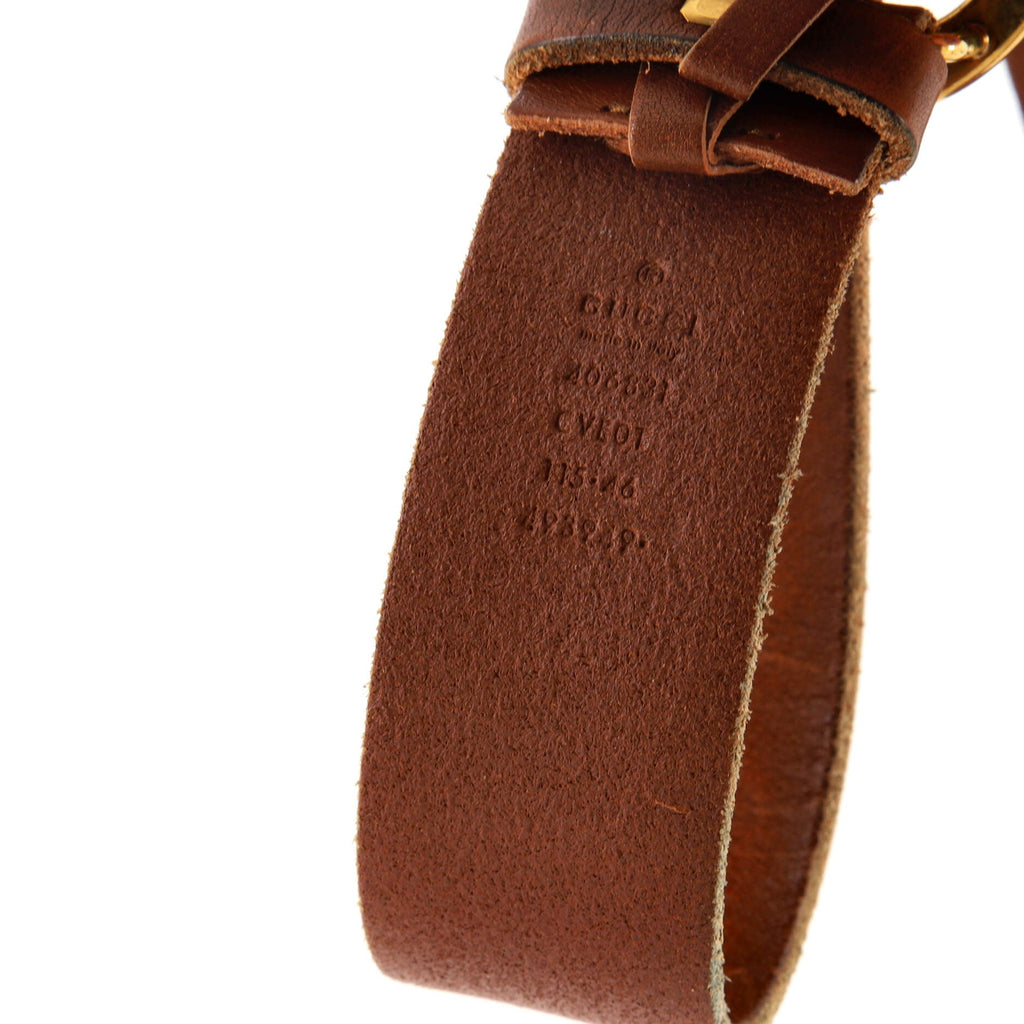 GG Marmont Belt Leather Wide 125